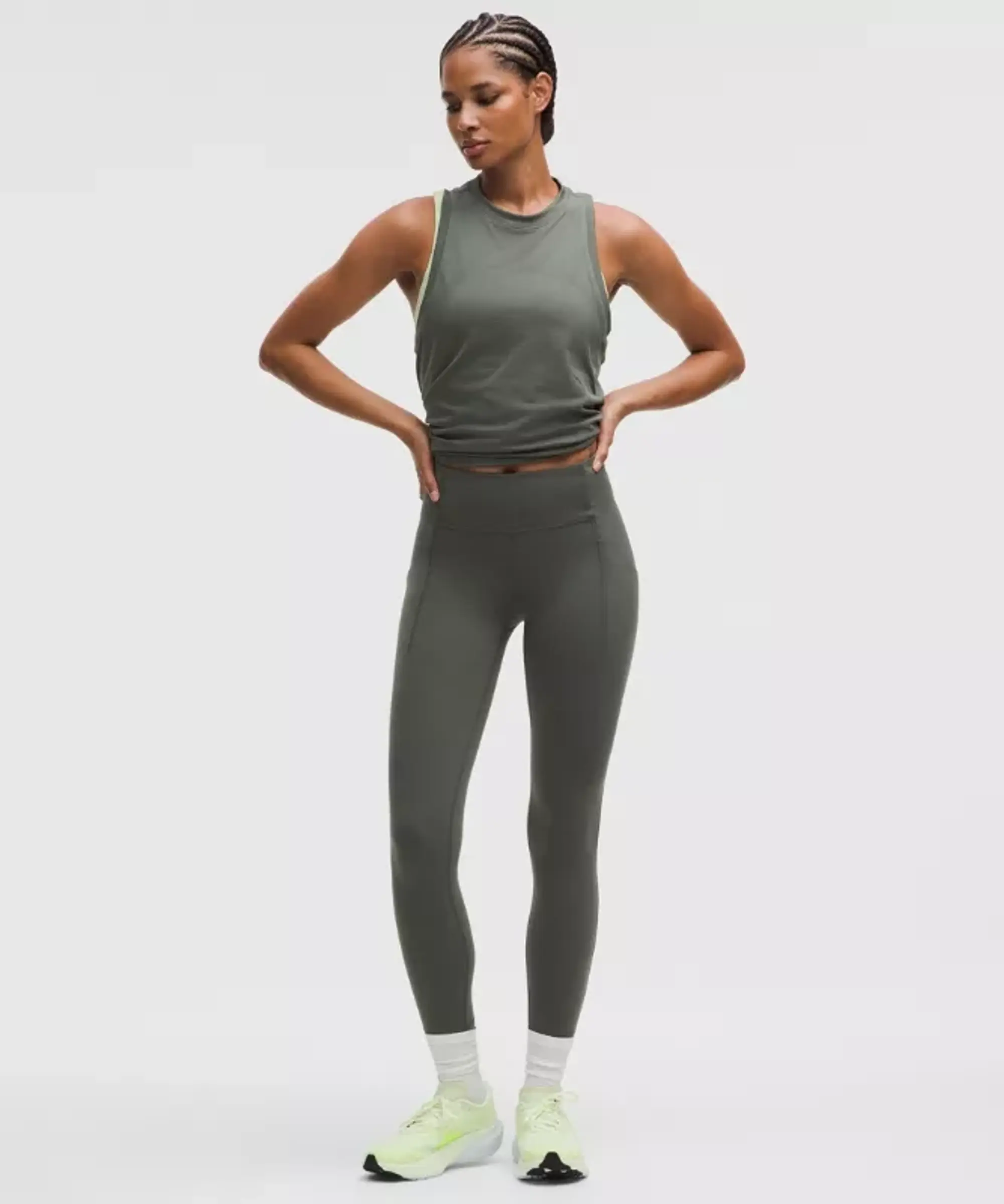 lululemon – Women's Swift Speed High-Rise Tight Leggings – 25" – Color Green – Size 12
