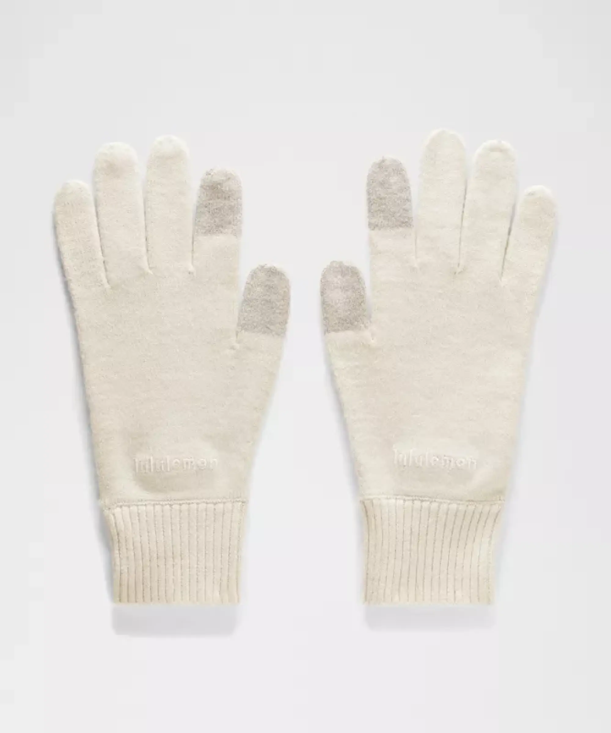 lululemon – Warm Revelation Gloves – Color White – Size Large