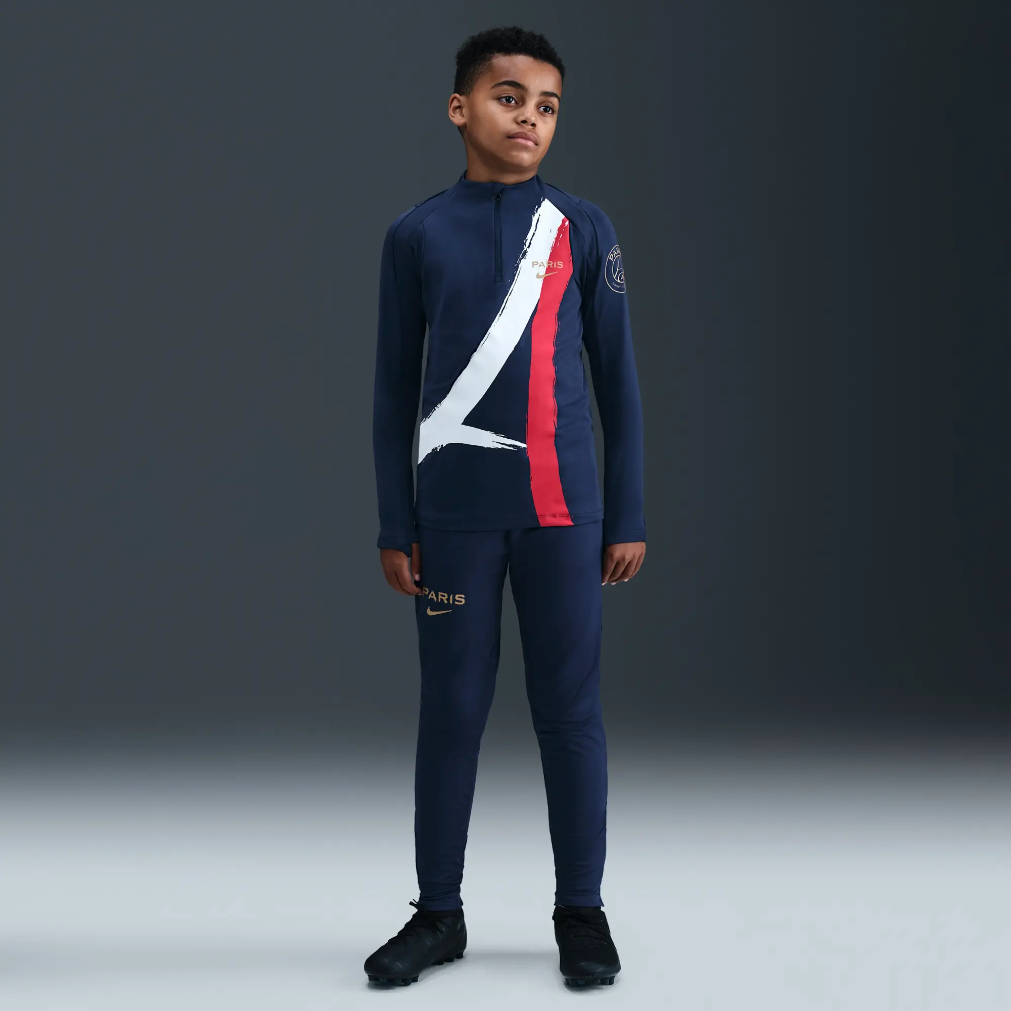 Paris Saint-Germain Strike Away Older Kids' Nike Dri-FIT Football Knit Pants - Blue - Polyester/Elastane