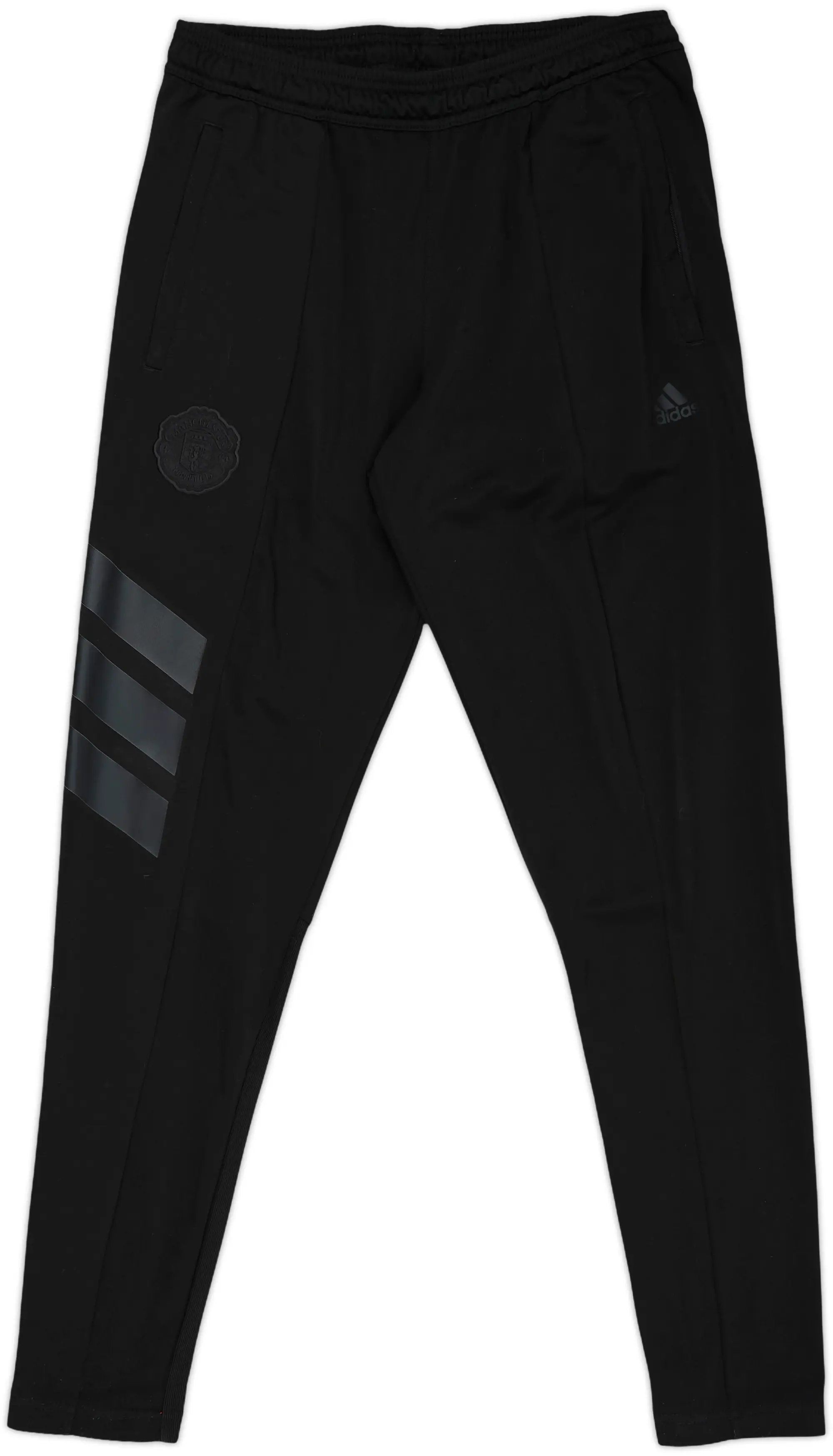 2017-18 Manchester United adidas Track Pants/Bottoms - 9/10 - (M)