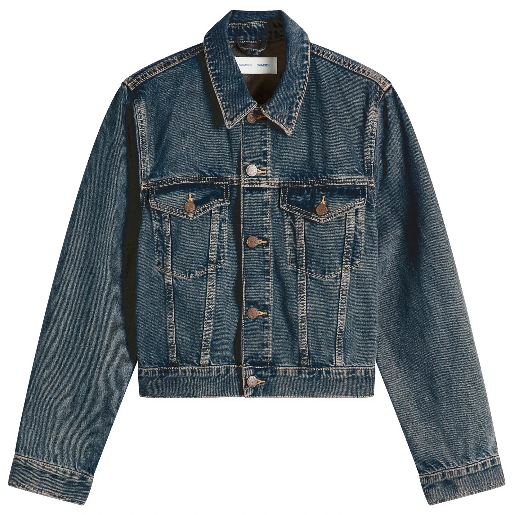 Samsøe Samsøe Women's Sabeth Denim Jacket Burnt Oak