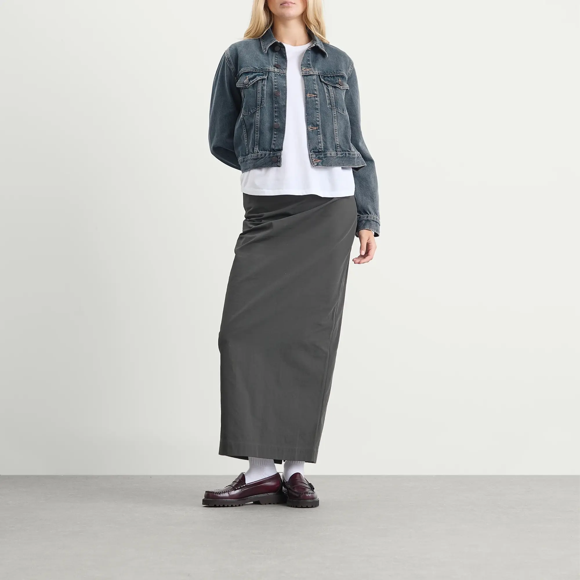 Samsøe Samsøe Women's Sabeth Denim Jacket Burnt Oak