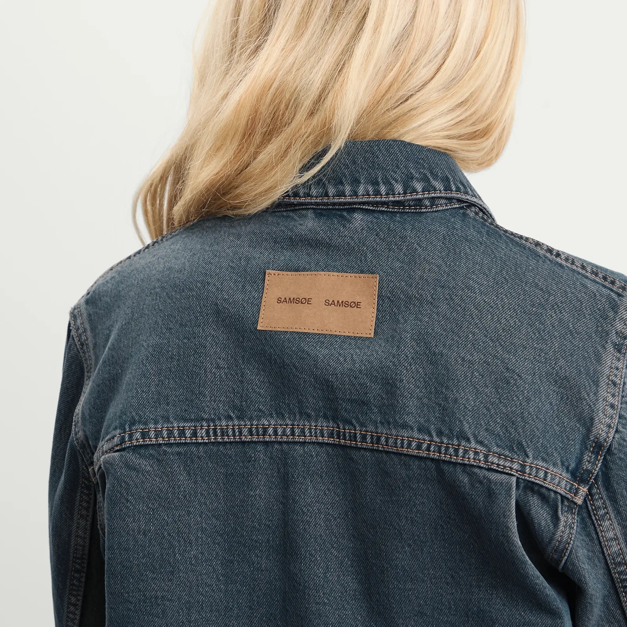 Samsøe Samsøe Women's Sabeth Denim Jacket Burnt Oak