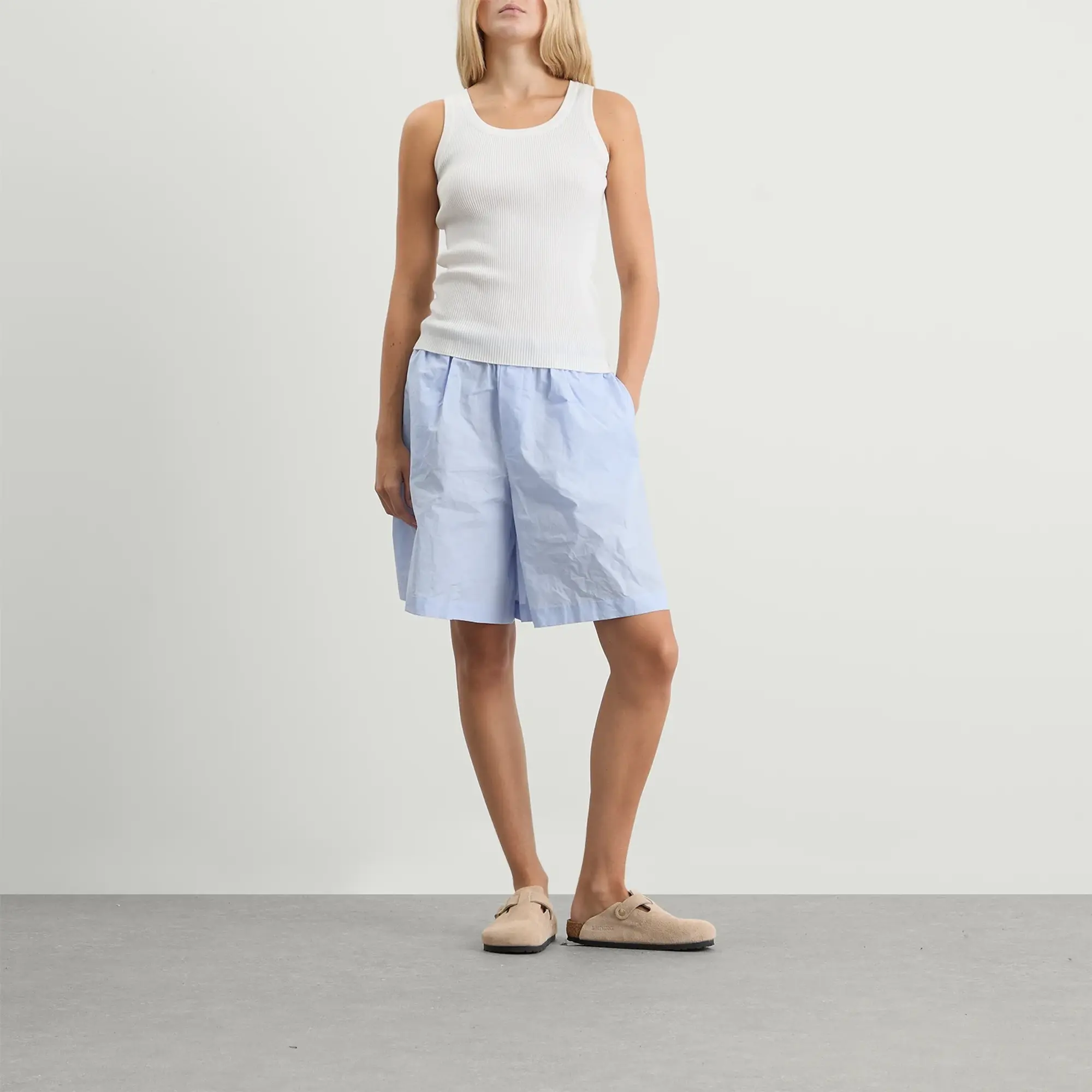 Baserange Women's Claude Shorts Sax Blue