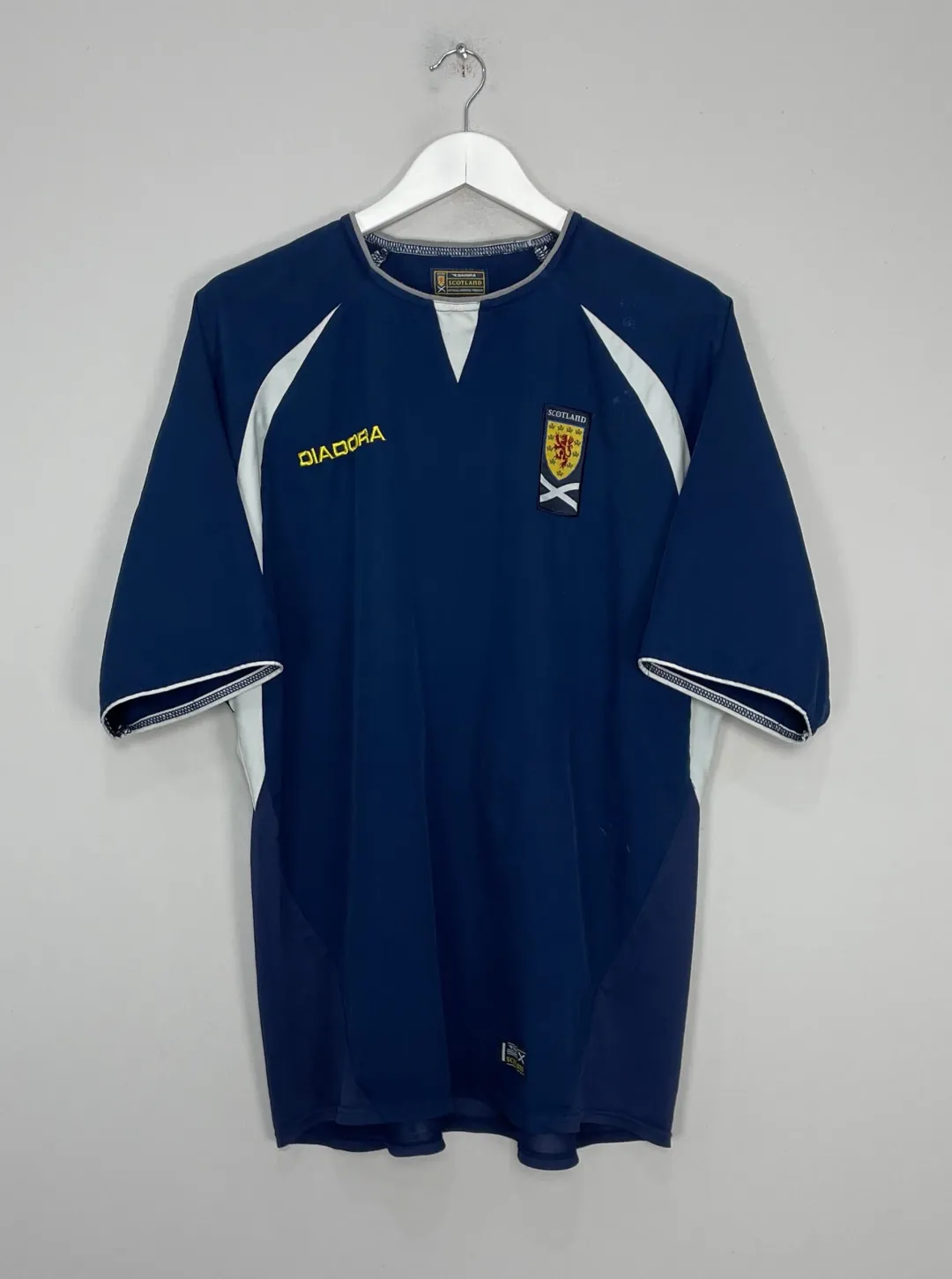Scotland 2003 - 2005 Home football Diadora shirt size Medium Adult