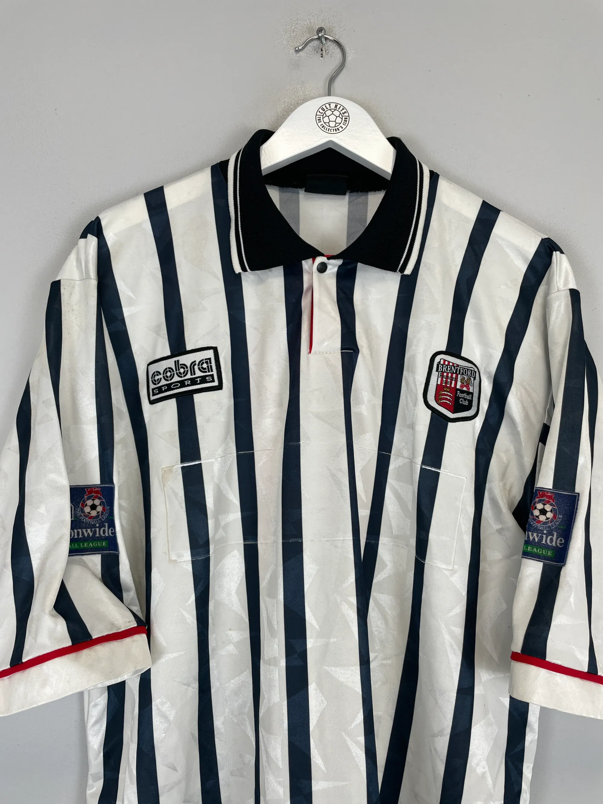 1996/98 BRENTFORD #11 *MATCH ISSUE* HOME SHIRT (L) COBRA SPORTS | Cult ...