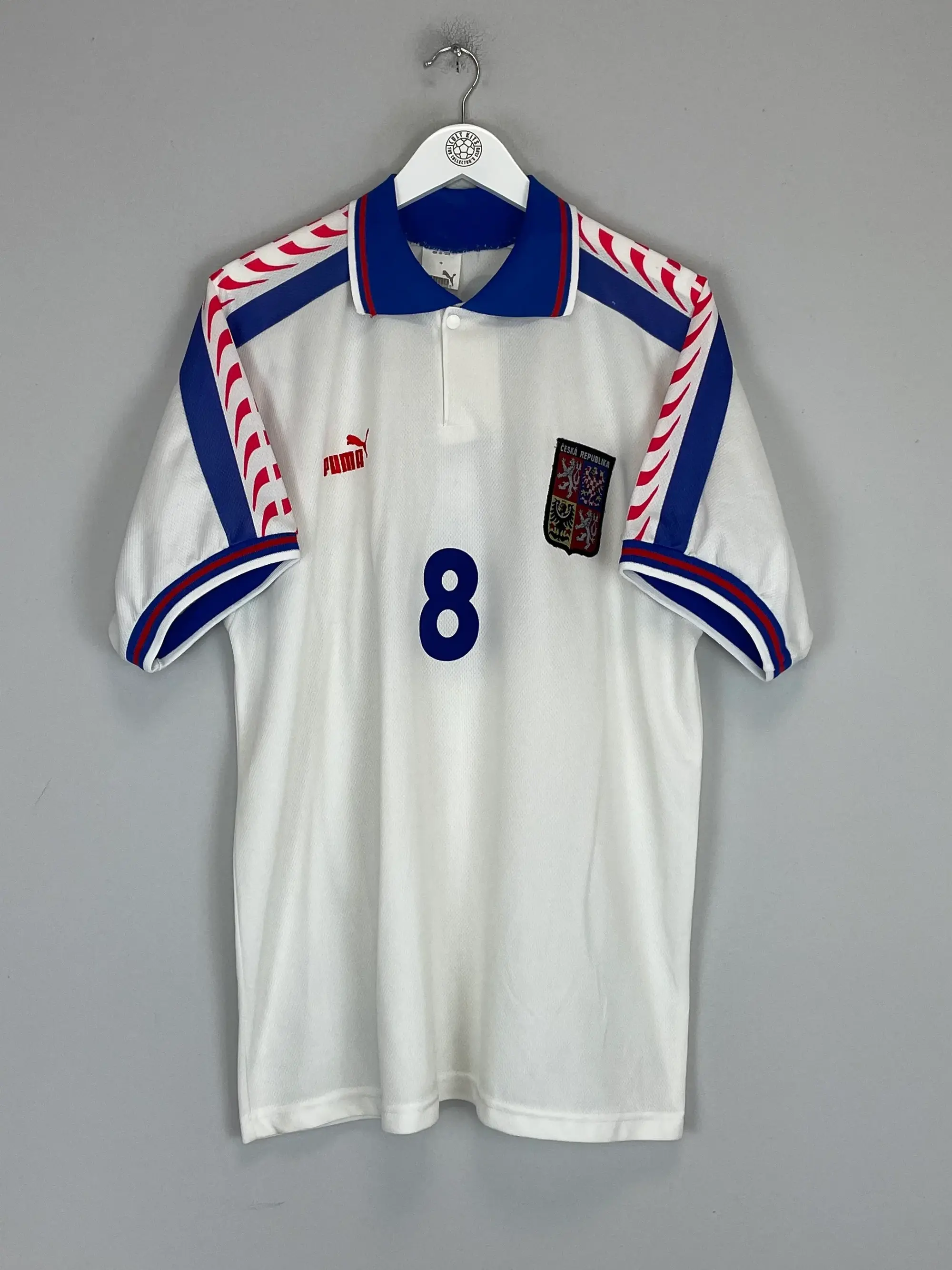 1996/98 CZECH REPUBLIC POBORSKY #8 AWAY SHIRT (XL) PUMA | CULT KITS