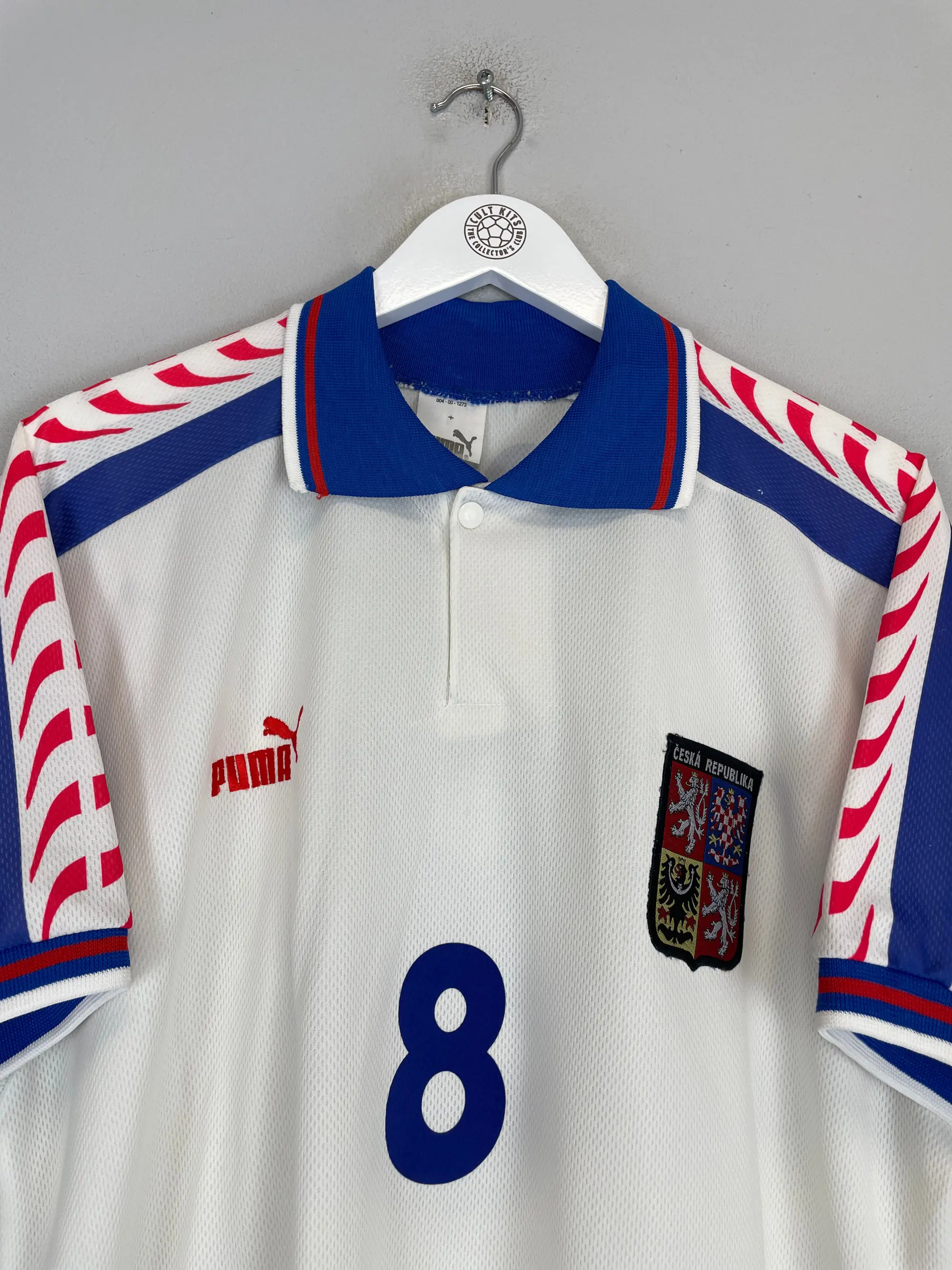 1996/98 CZECH REPUBLIC POBORSKY #8 AWAY SHIRT (XL) PUMA | CULT KITS