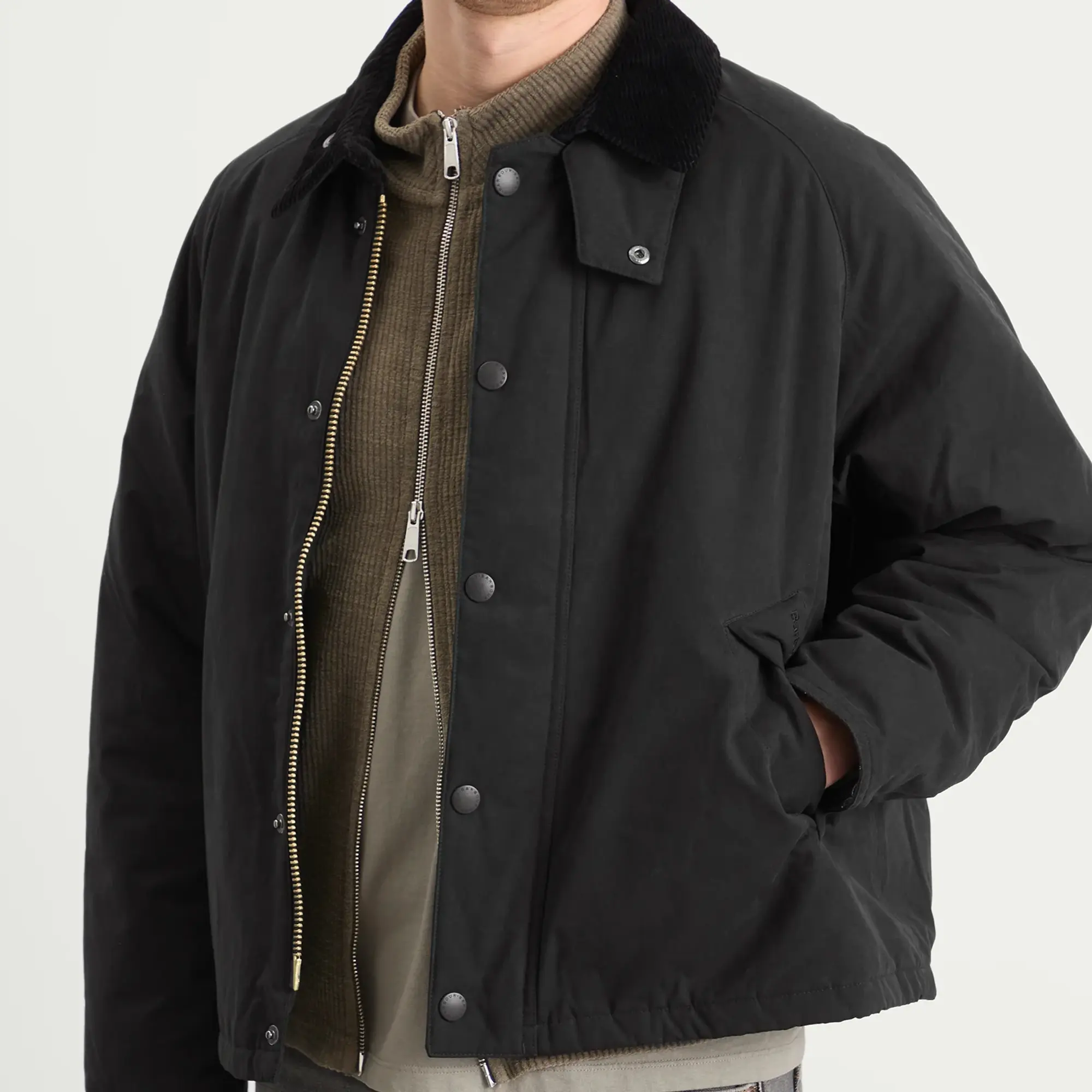 Barbour Men's Padded Transport Jacket Black