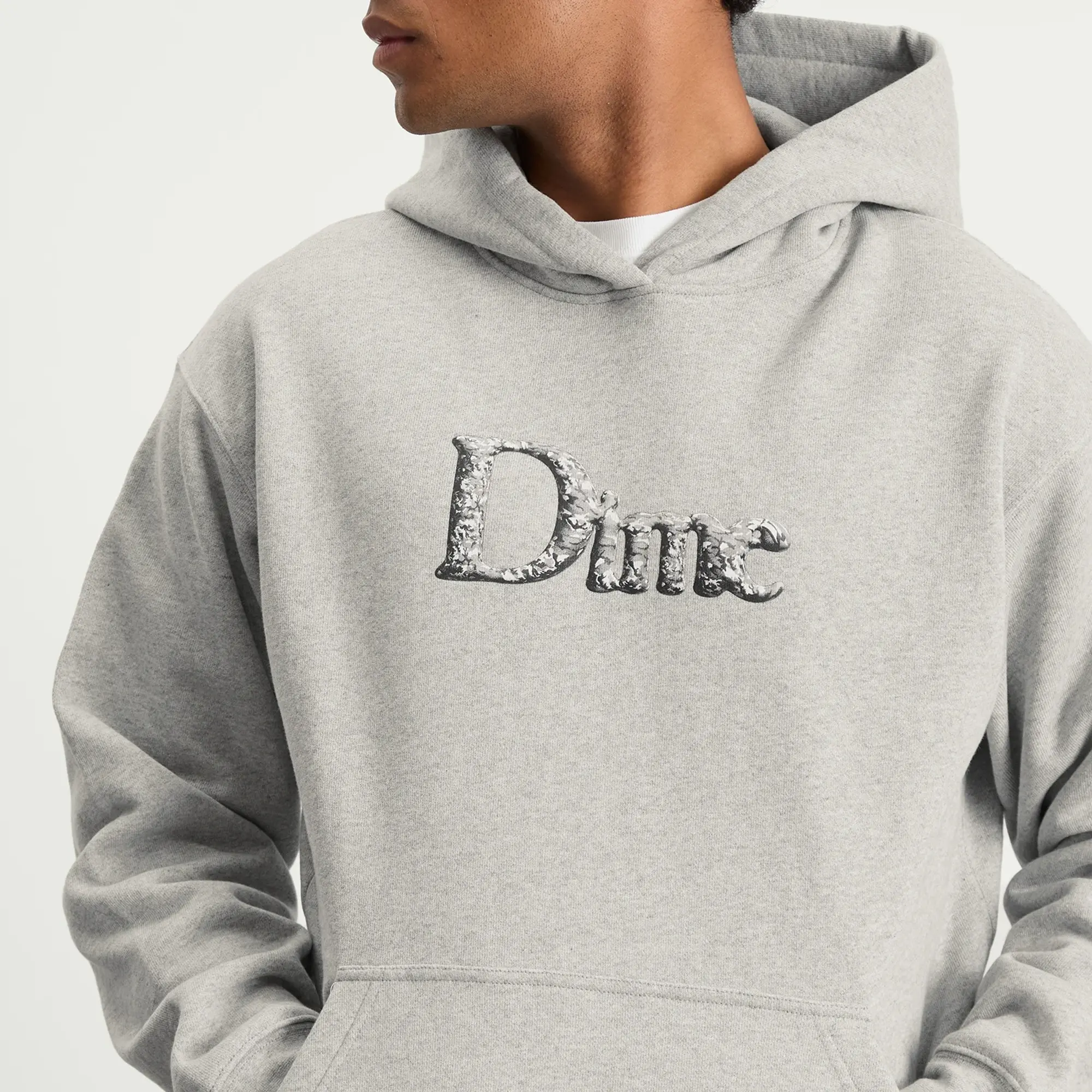 Dime Men's Classic Decoy Hoodie Heather Grey