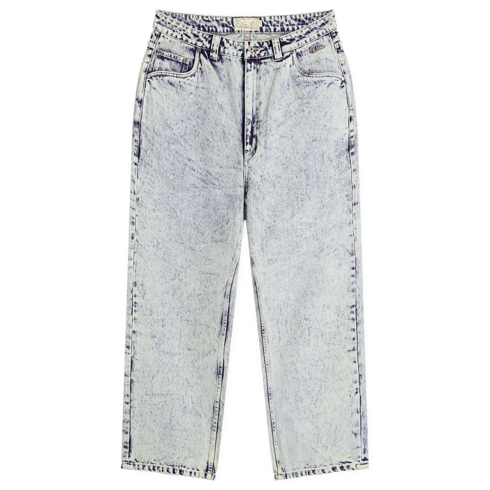 Dime Men's Relaxed Denim Pants Light Snow Washed