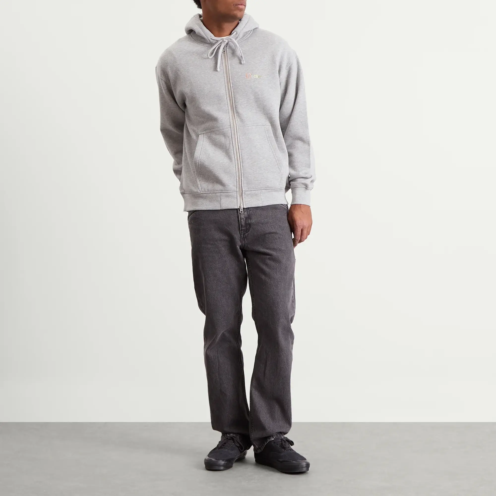 Dime Men's Friends Zip Hoodie Heather Grey