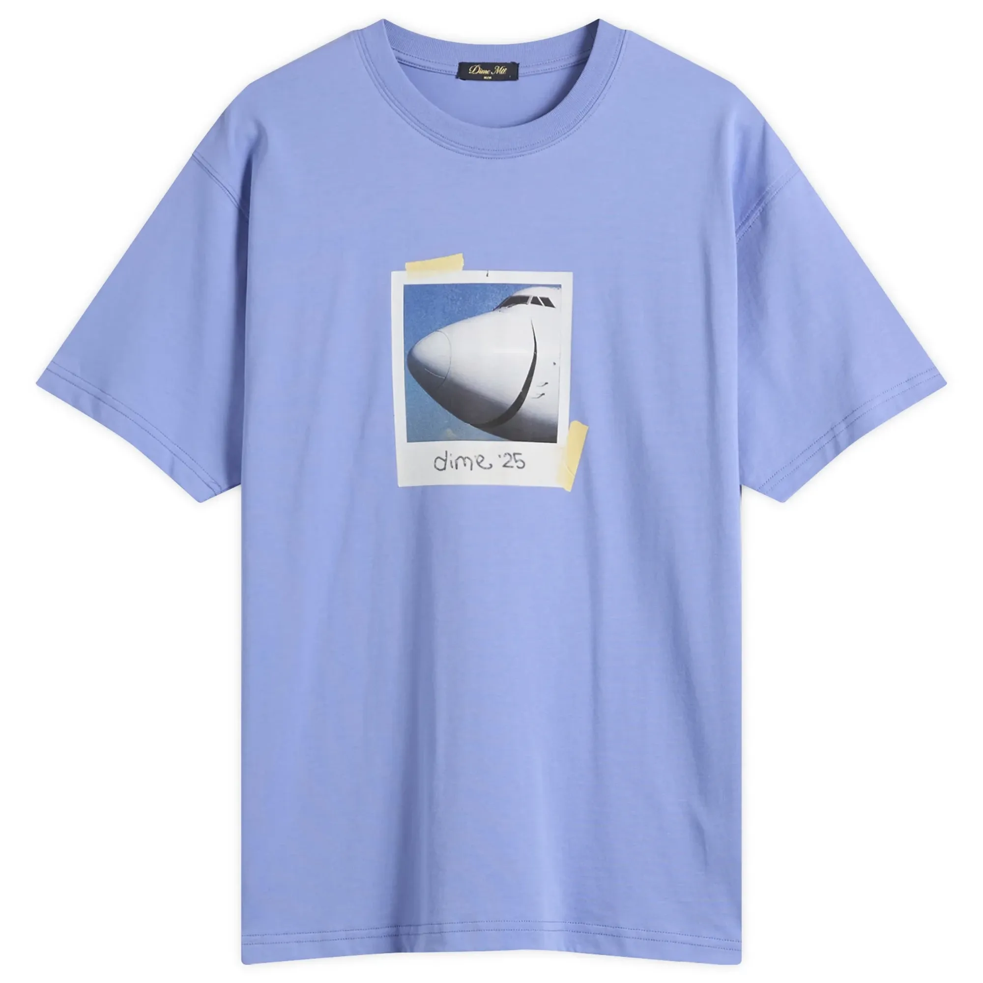 Dime Men's Plane T-Shirt Light Indigo