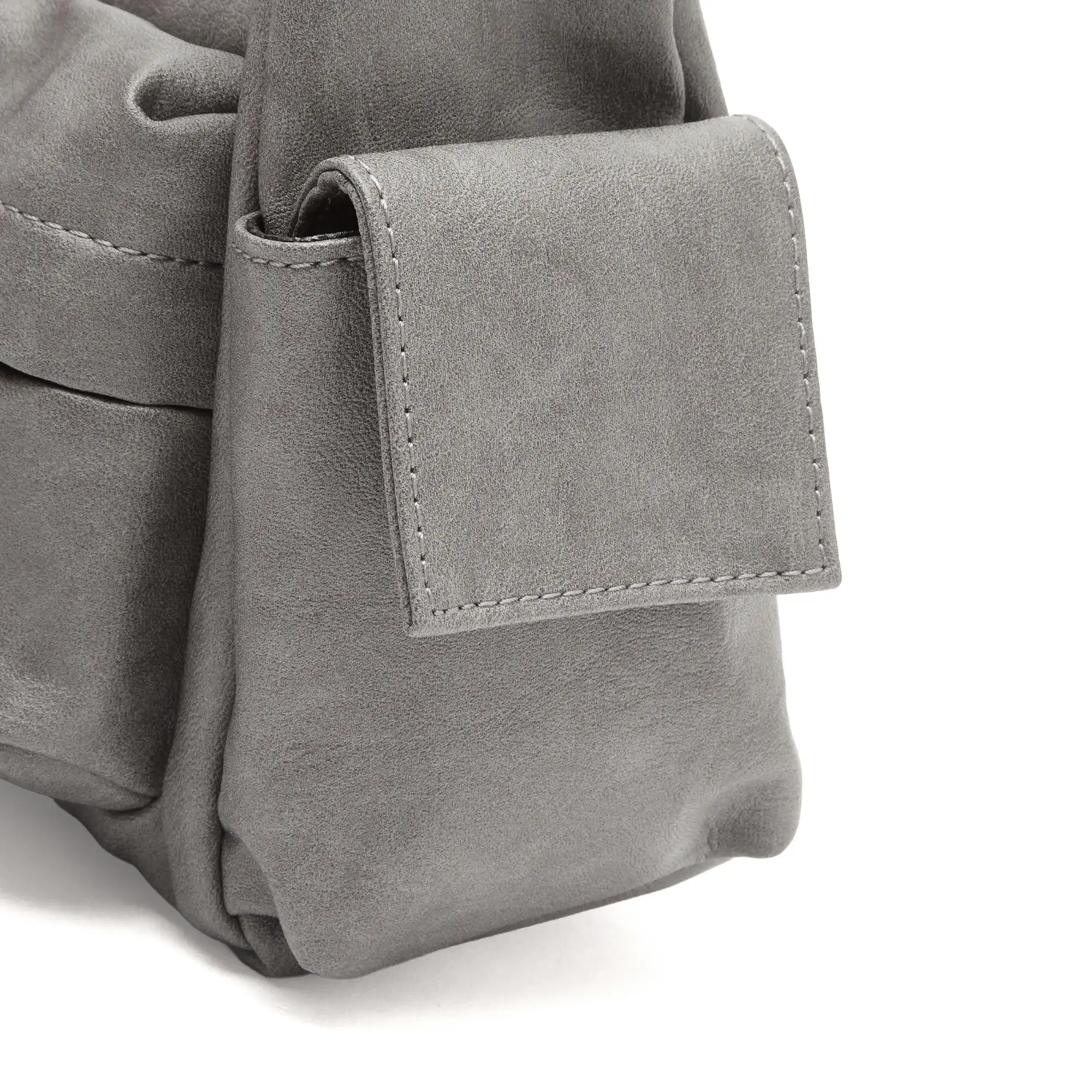 SAMO ONDOH Women's Pocket Mug Cross Body Bag - Medium Brushed Grey