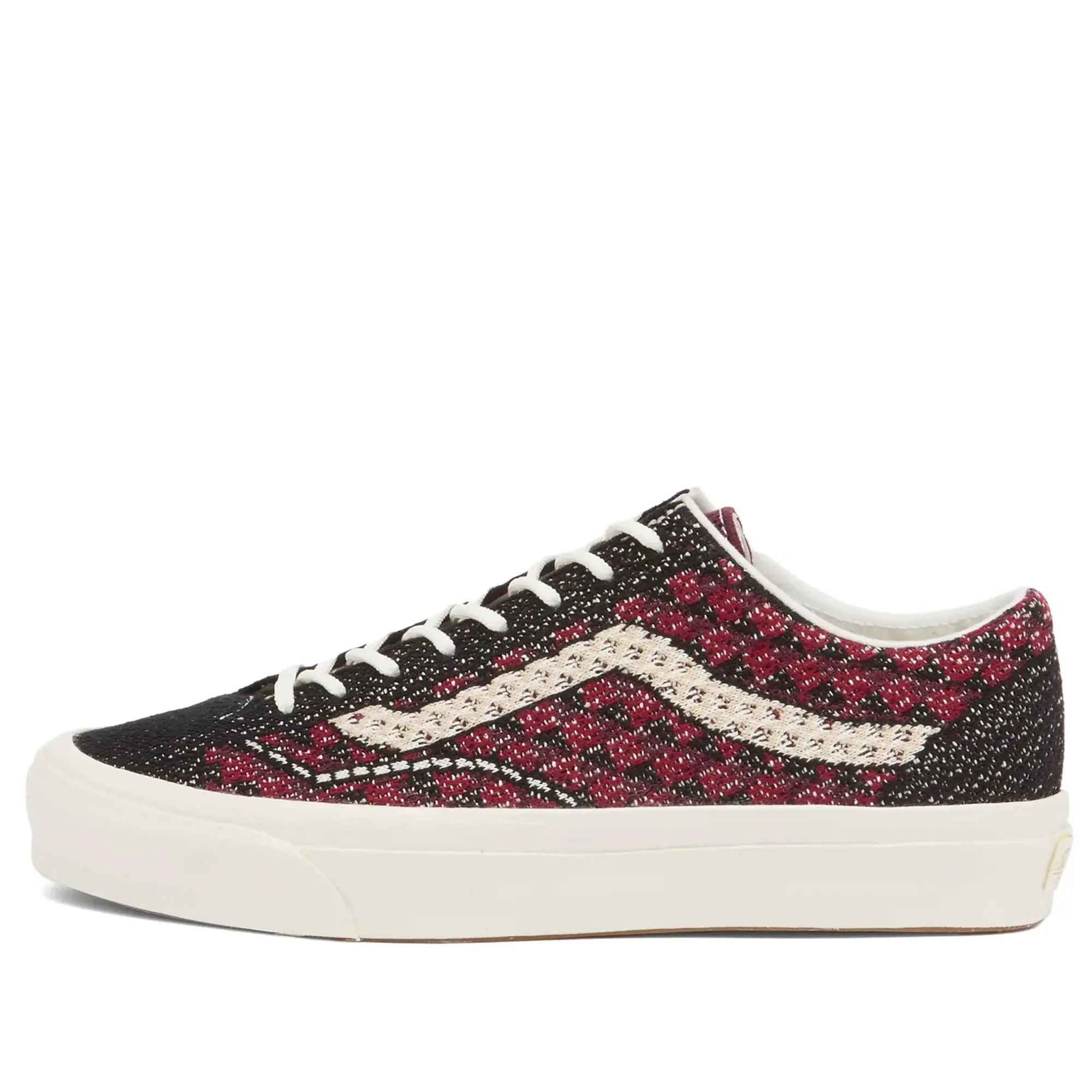 Vans LX Old Skool 36 EK sneaker Geo Check Bordeaux