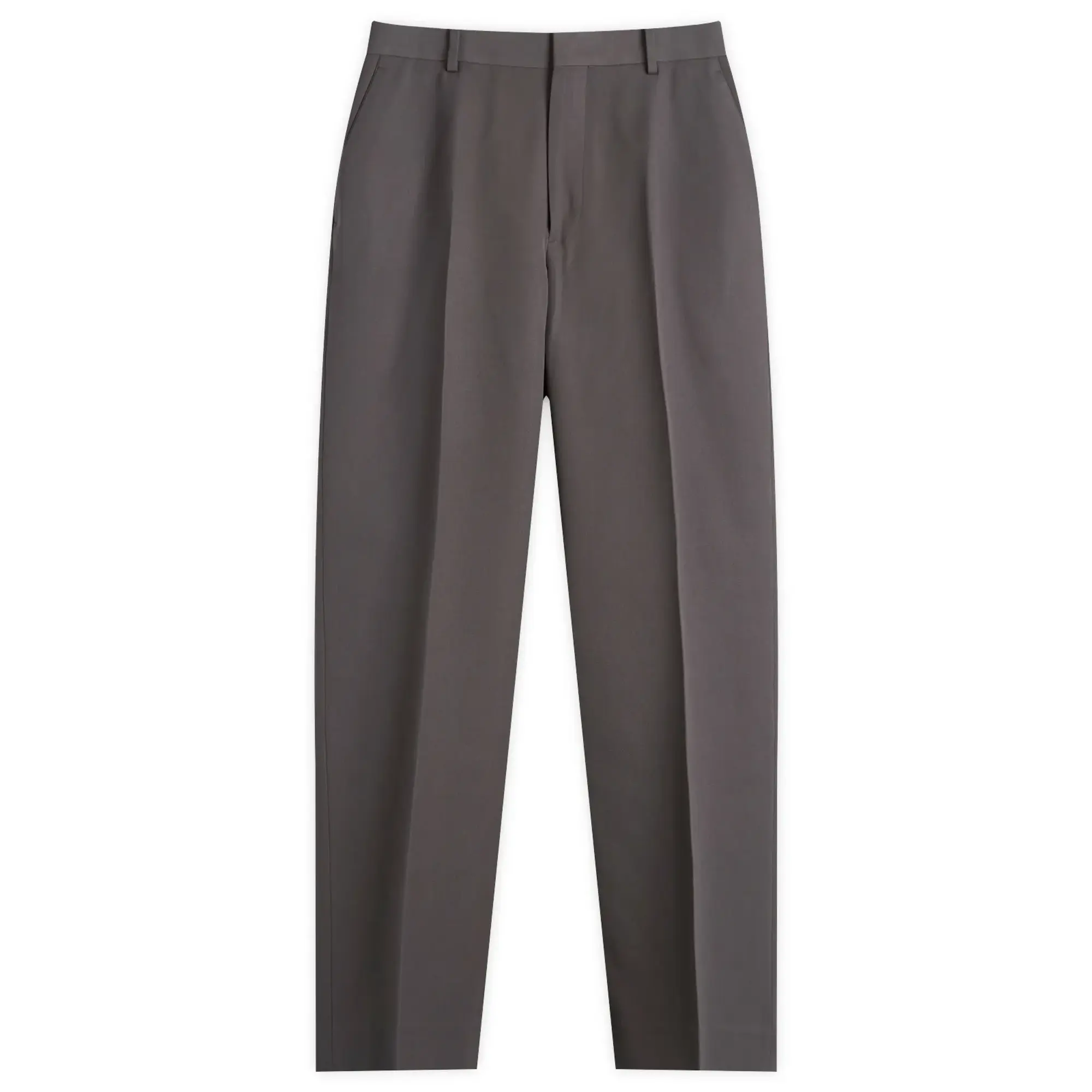 Auralee Men's *Light Wool Max Gabardine Slacks Dark Grey