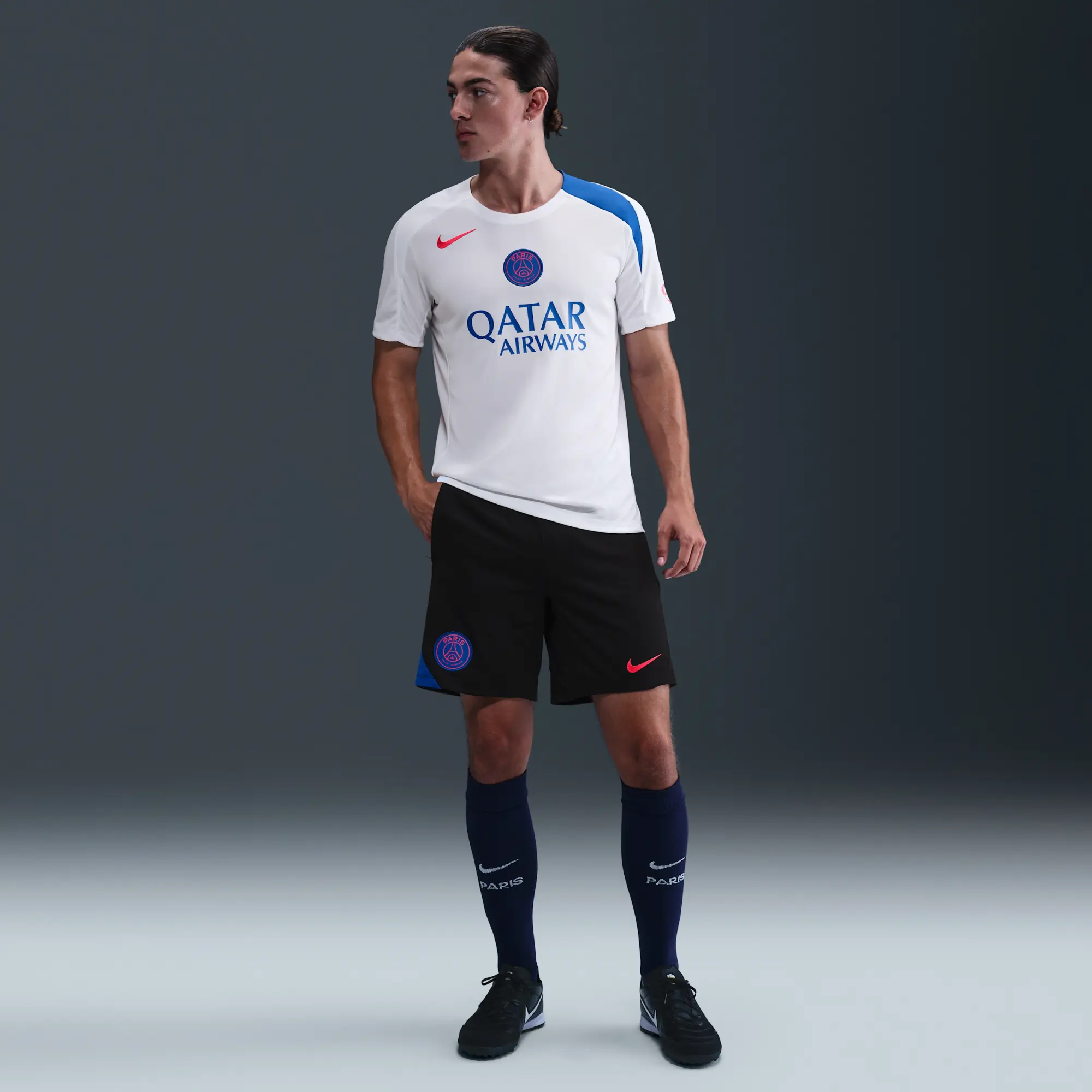 Paris Saint-Germain Strike Third Men's NIke Dri-FIT Total 90 Football Knit Shorts - Black - Polyester
