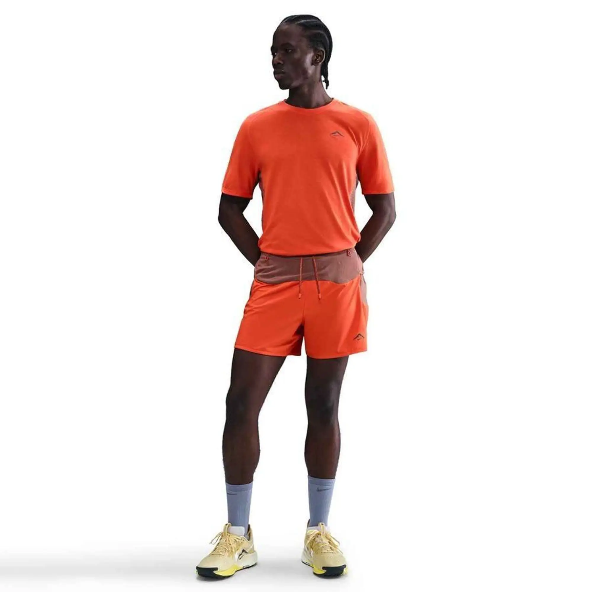 Nike Running T-Shirt Dri-Fit Adv Solar Chase - ['Red']