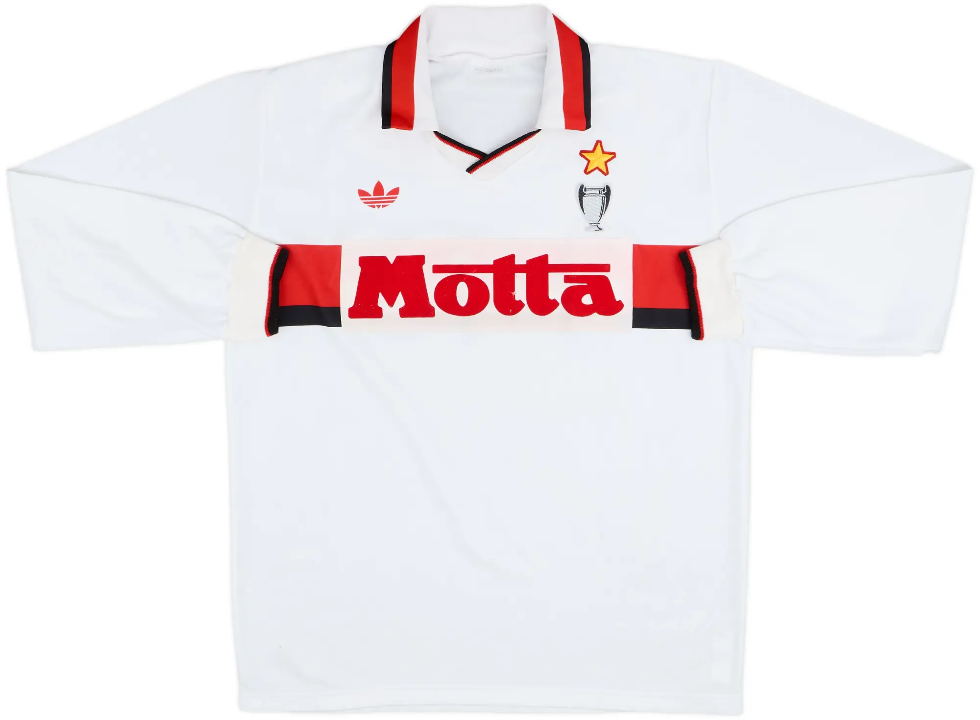 1992-93 AC Milan Away L/S Shirt - 6/10 - (XL)