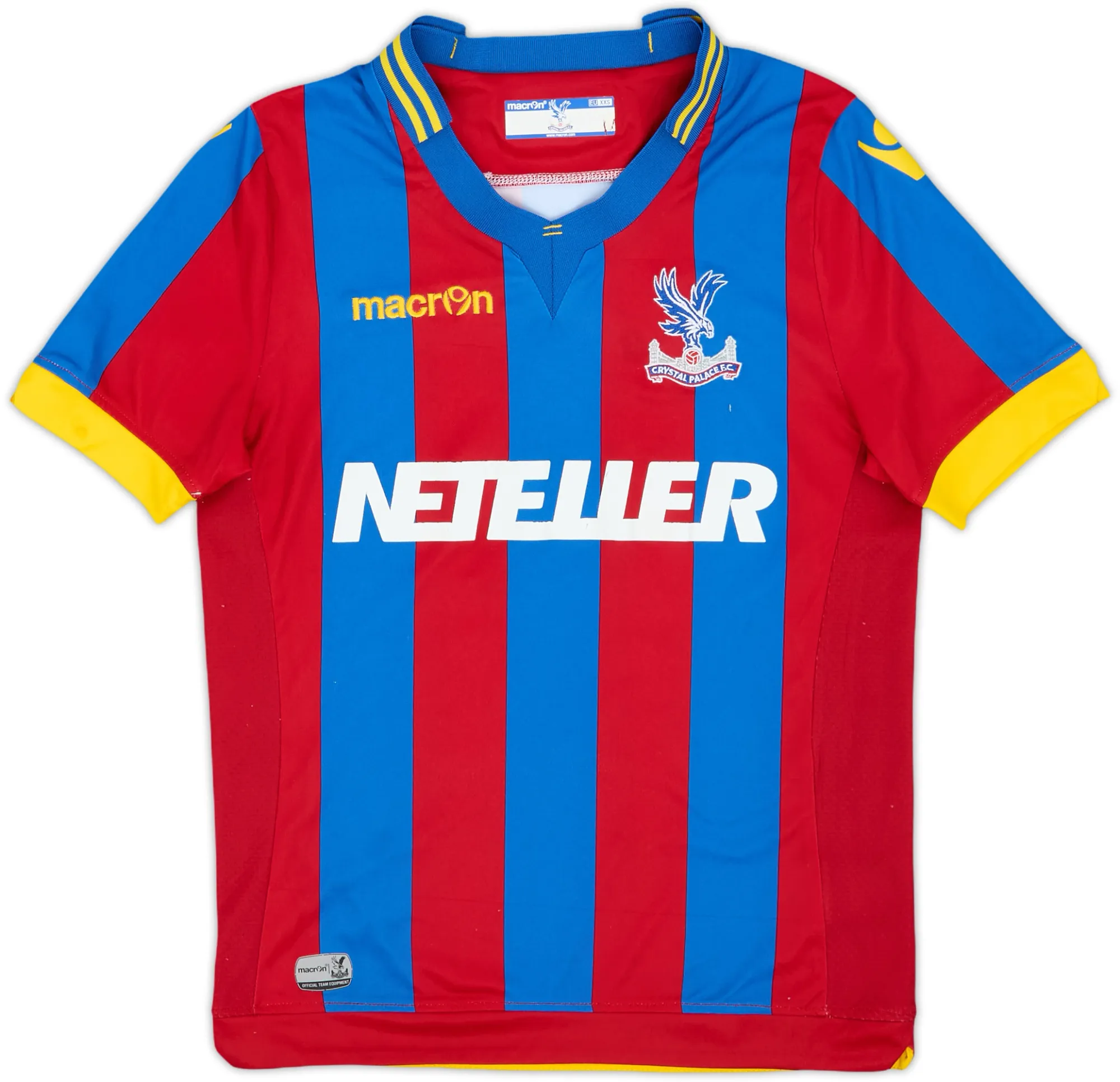 Macron Crystal Palace Boys SS Home Shirt 2014/15