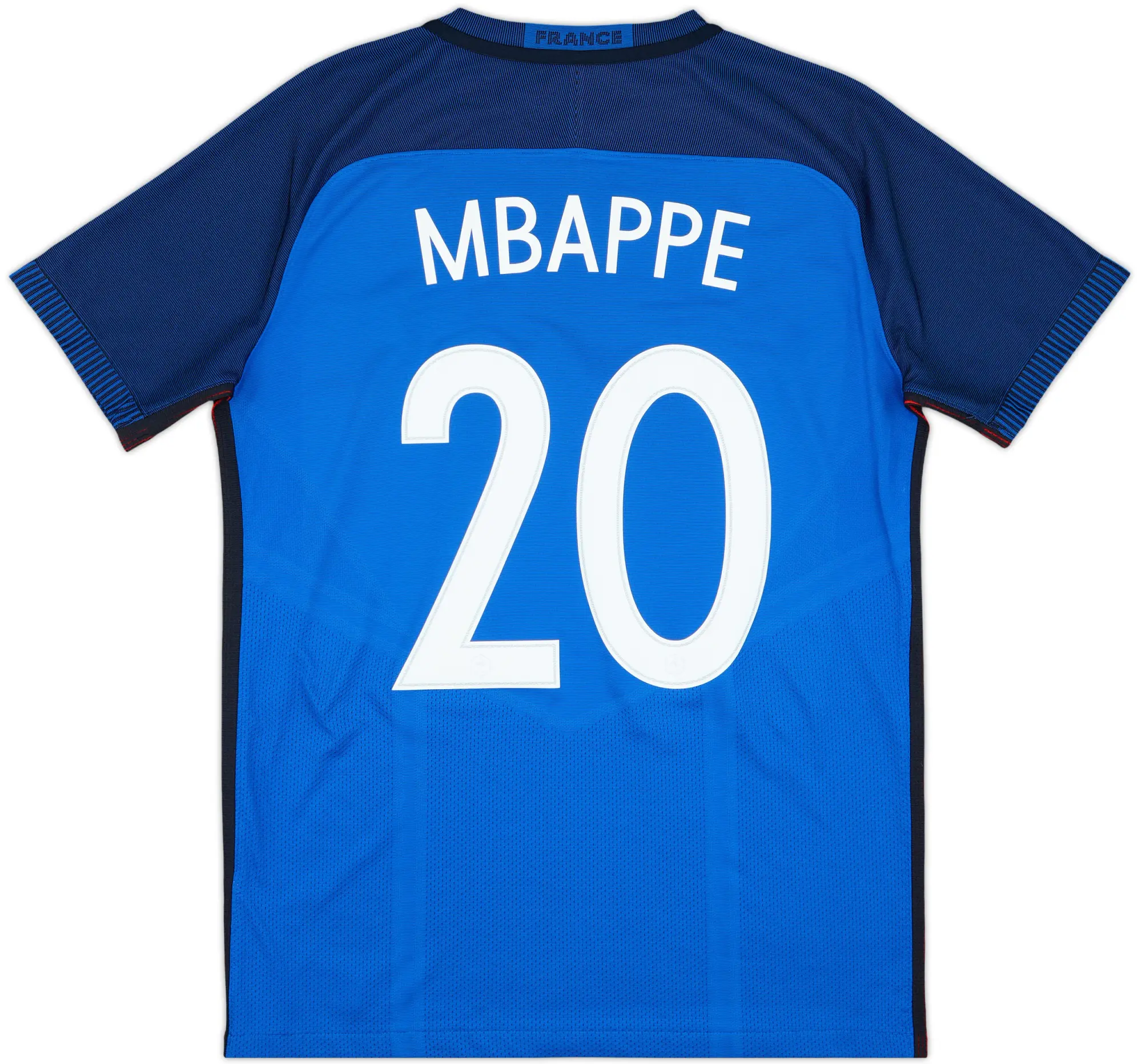 Nike France Mens SS Player Issue Home Shirt 2016