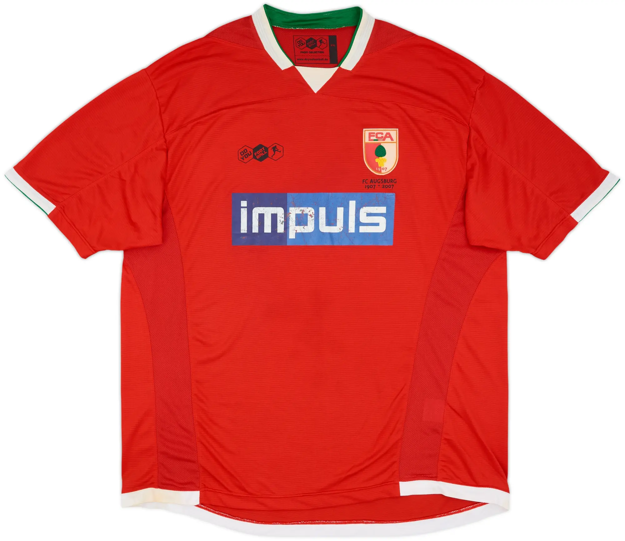 Away FC Augsburg Mens SS Away Shirt 2007/08