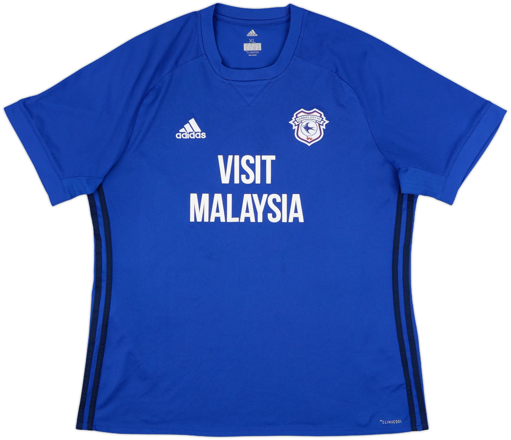 adidas Cardiff City Mens SS Home Shirt 2017/18