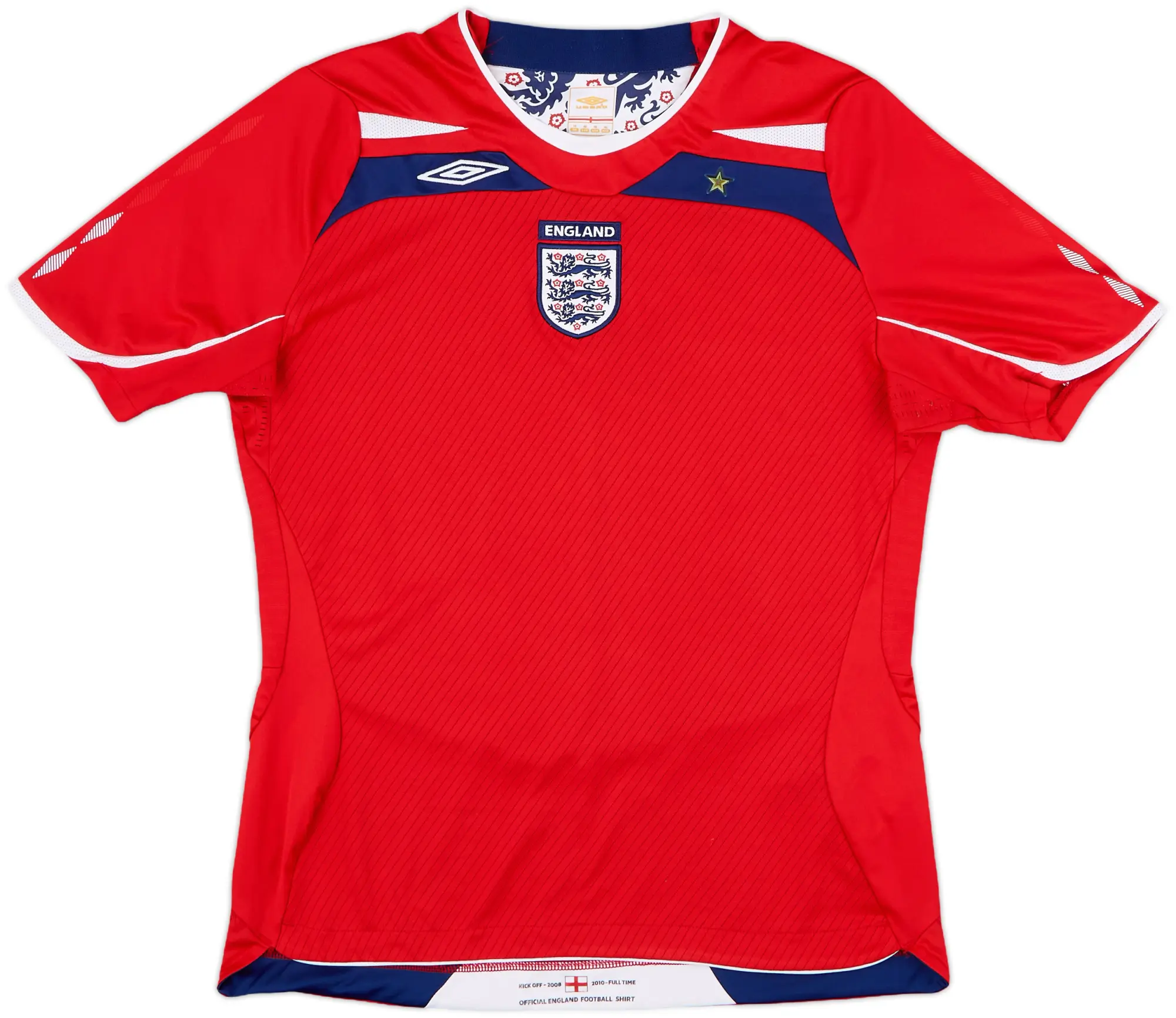 Umbro England Boys SS Away Shirt 2008