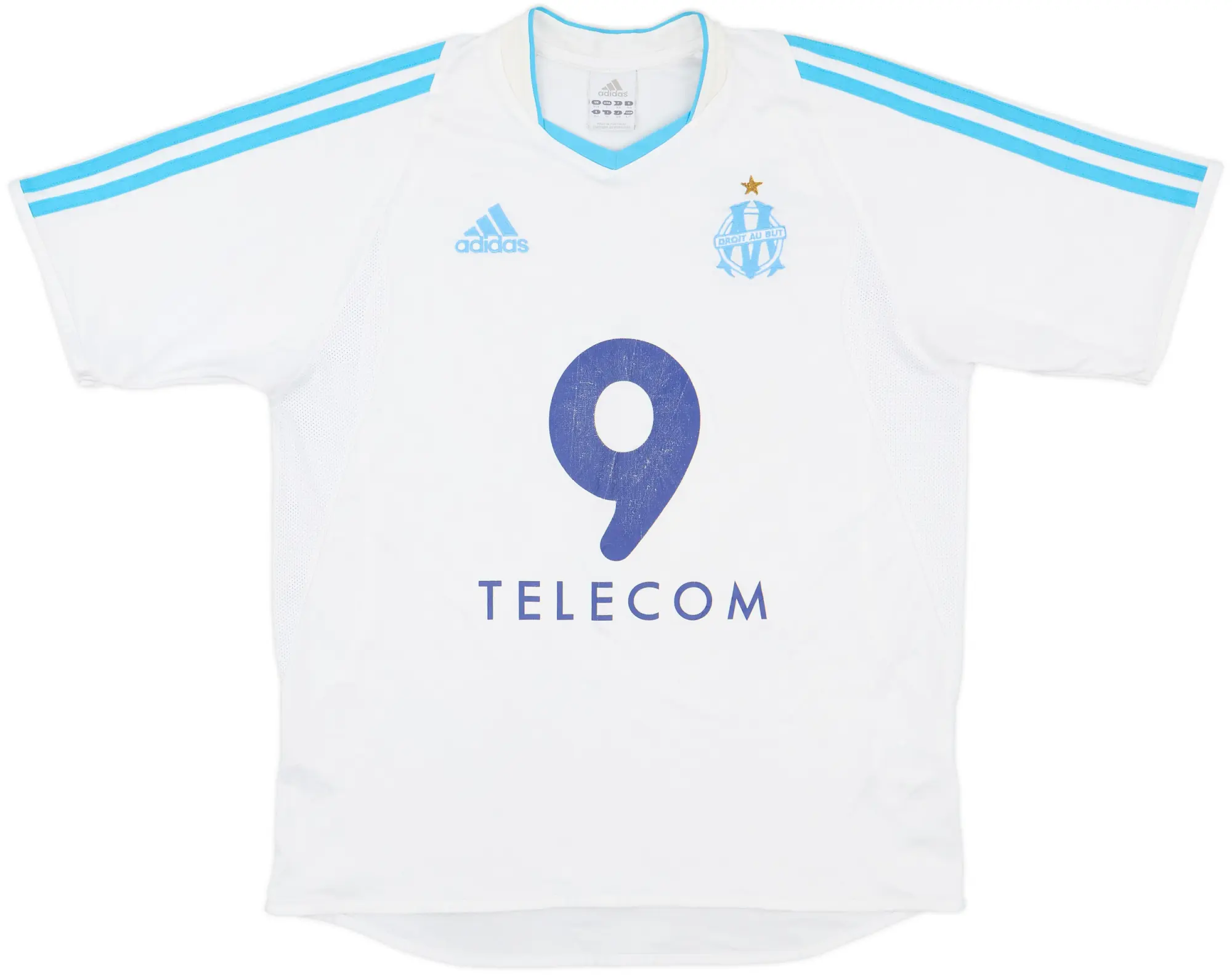 2003-04 Olympique Marseille Home Shirt - 5/10 - (XL.Boys)