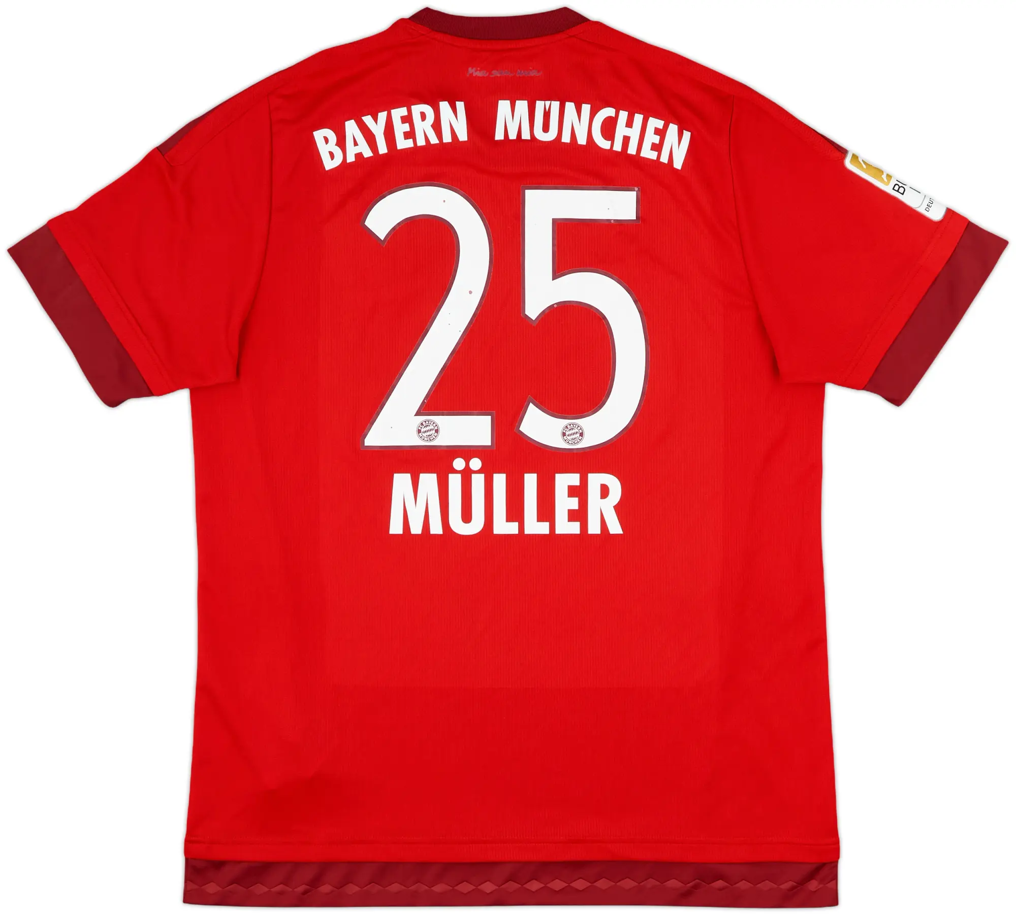 adidas Bayern Munich Mens SS Home Shirt 2015/16