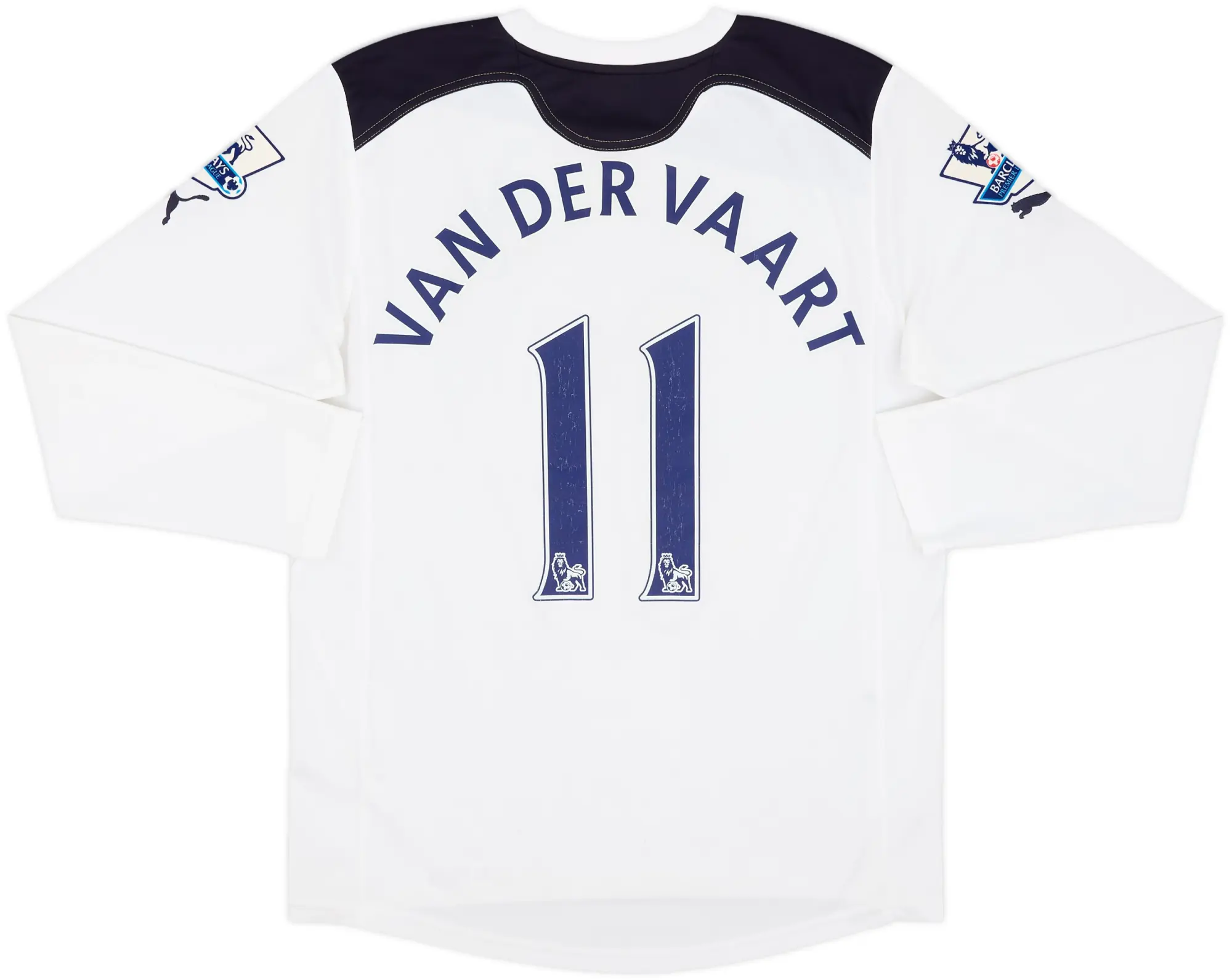 2010-11 Tottenham Home L/S Shirt Van Der Vaart #11 - 4/10 - (S)