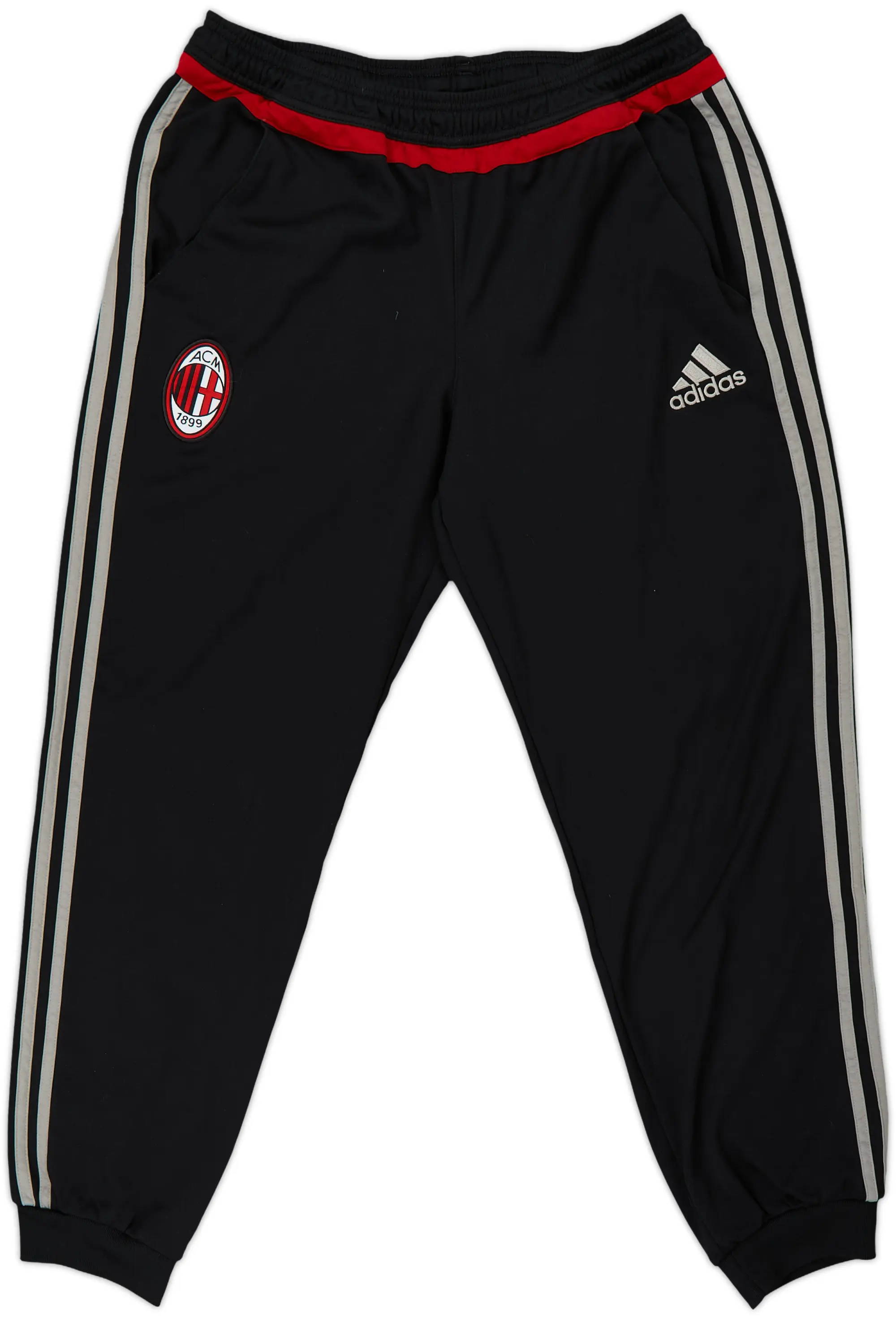 2015-16 AC Milan adidas Track Pants/Bottoms - 9/10 - (M)