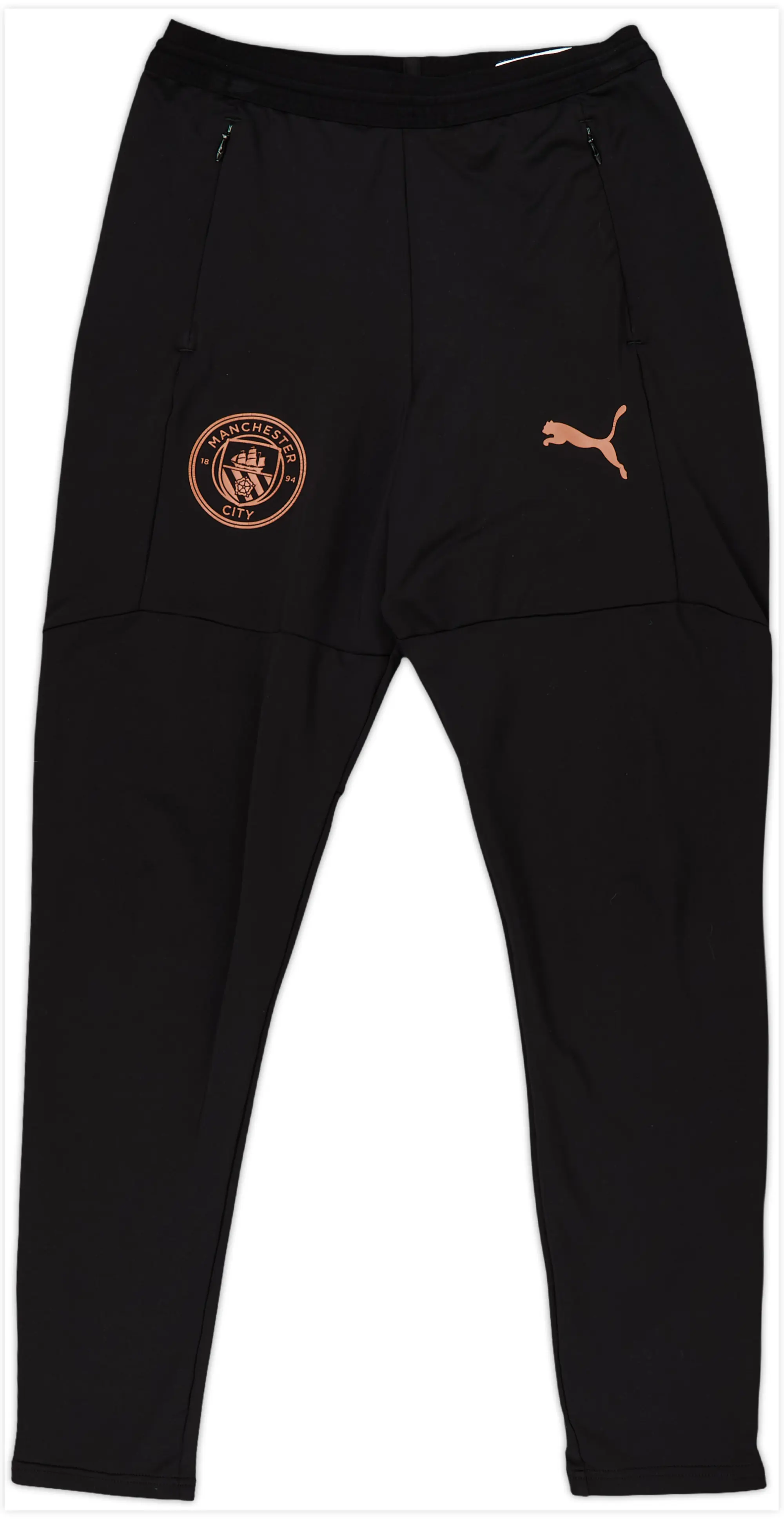 2020-21 Manchester City Puma Track Pants/Bottoms - 10/10 - (L.Boys)
