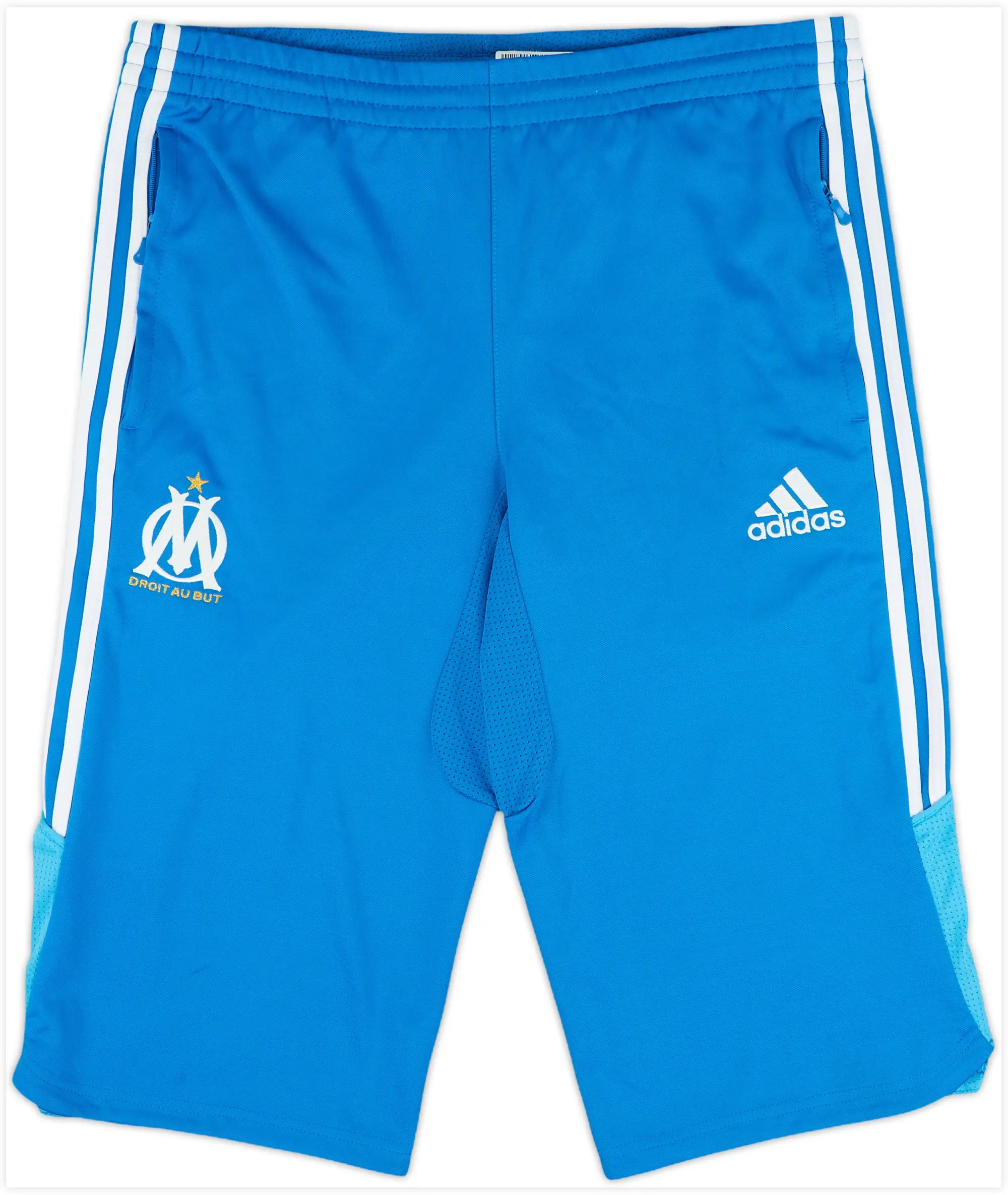 2010-11 Olympique Marseille adidas 3/4 Pants/Bottoms - 9/10 - (S)