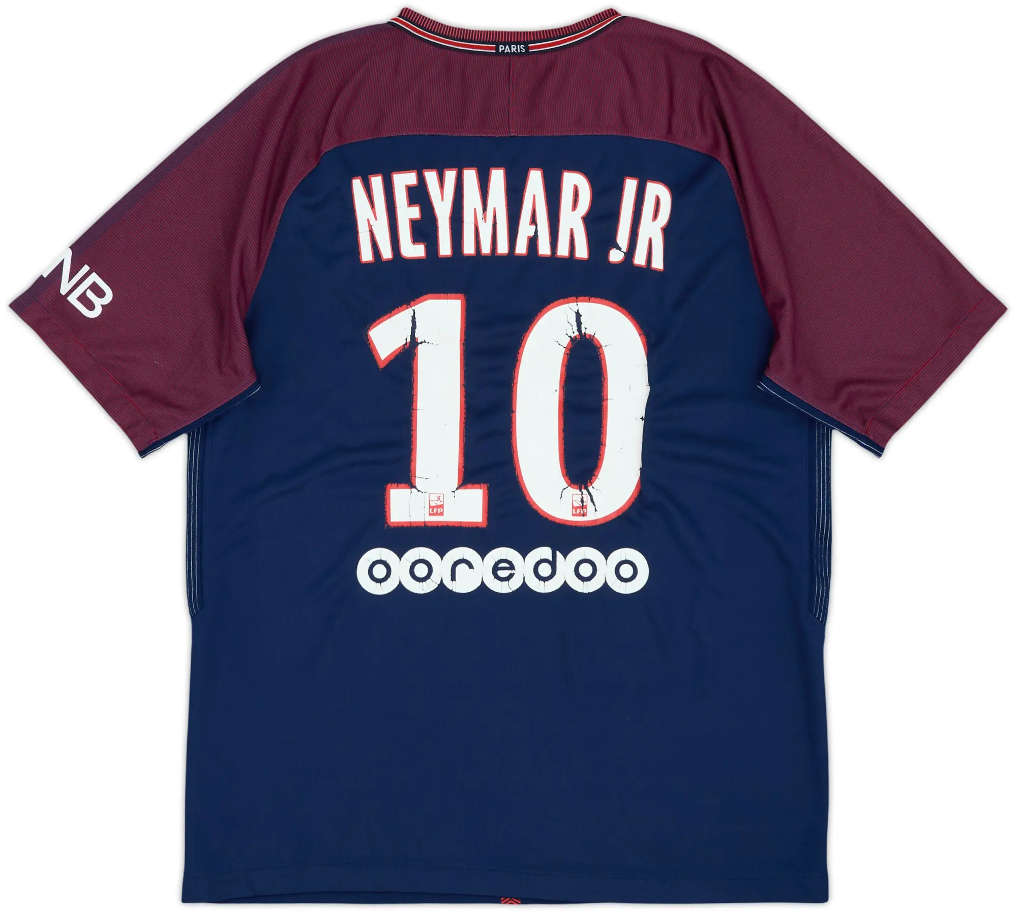 2017-18 Paris Saint-Germain Home Shirt Neymar Jr #10 - 4/10 - (M)