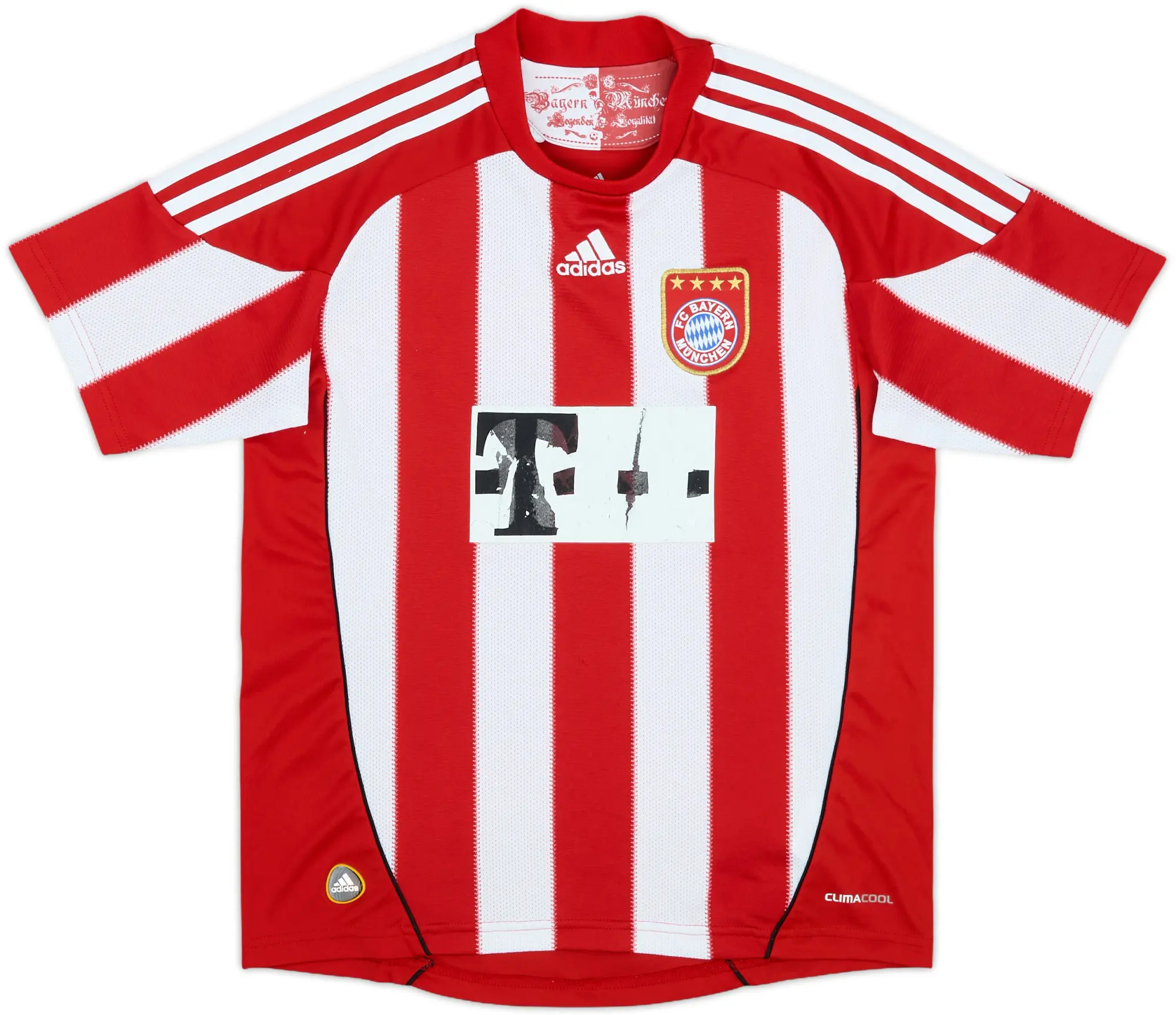 adidas Bayern Munich Boys SS Home Shirt 2010/11