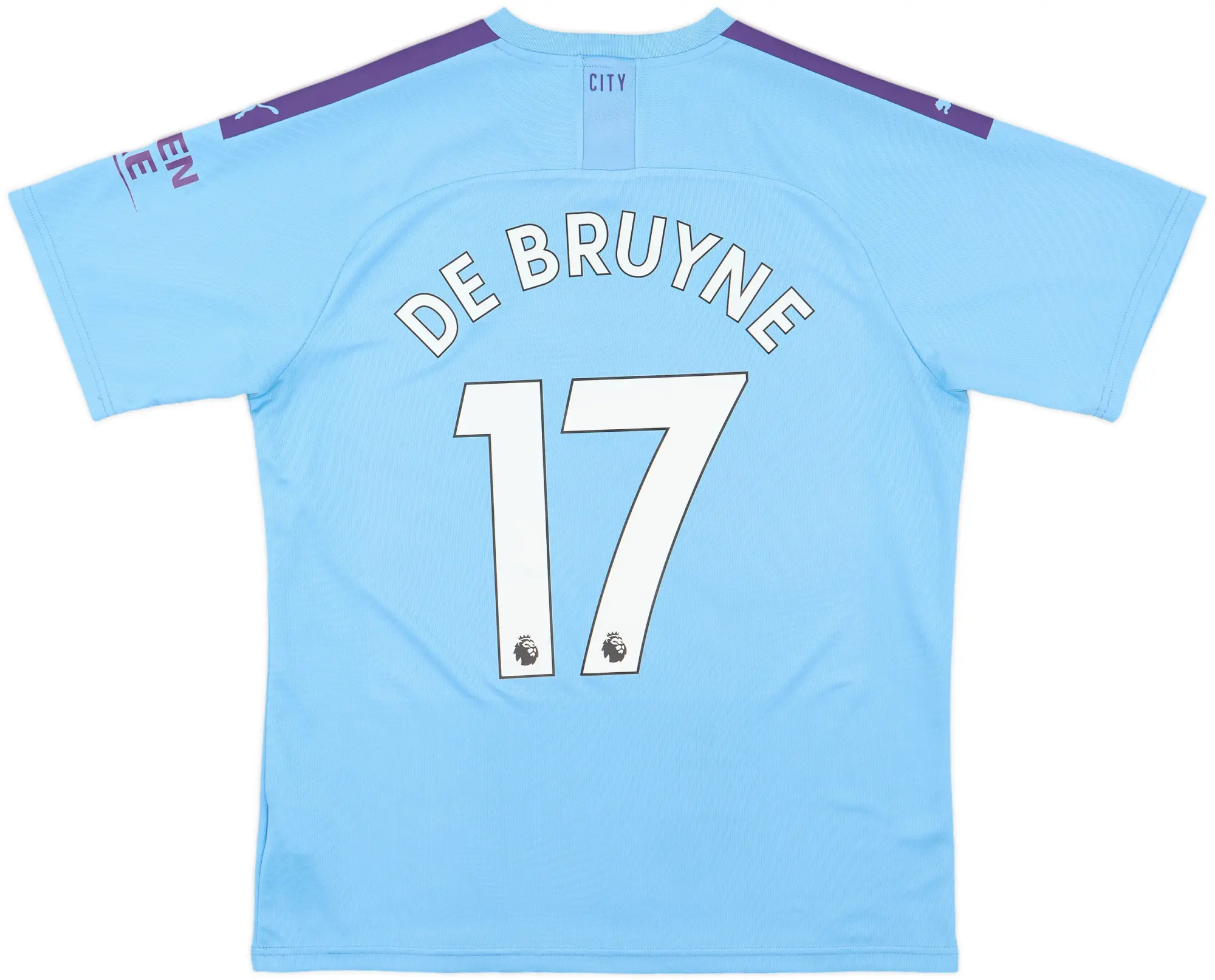 2019-20 Manchester City Home Shirt De Bruyne #17 - 9/10 - (L)