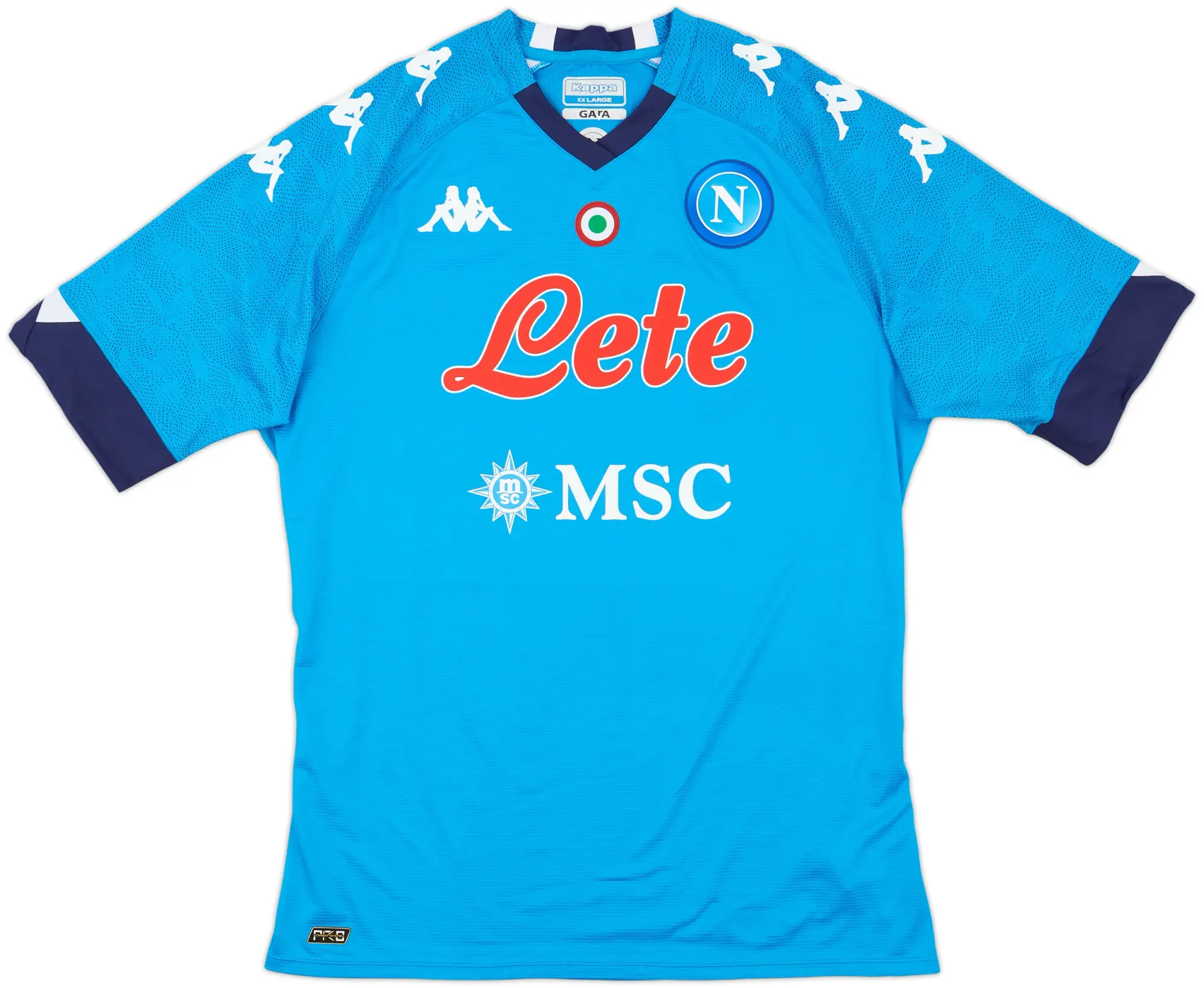 2020-21 Napoli Authentic Home Shirt - 10/10 - (XXL)
