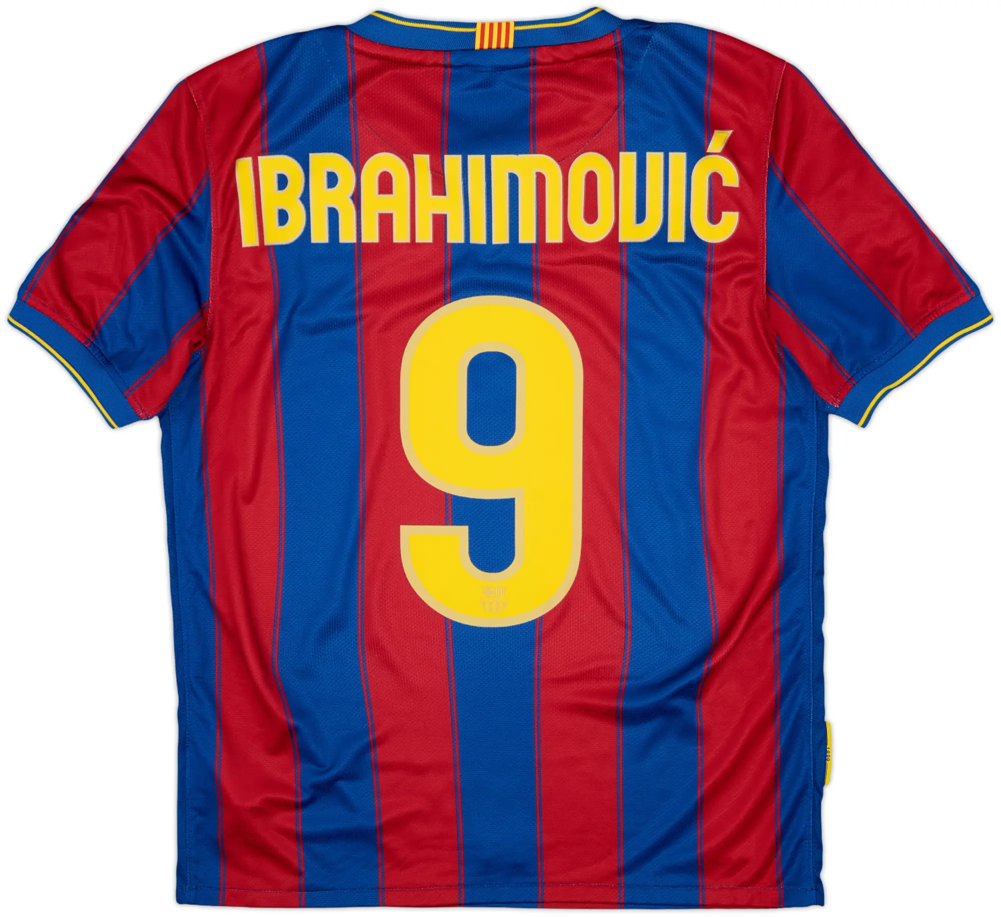 2009-10 Barcelona Home Shirt Ibrahimovic #9 - 9/10 - (S)