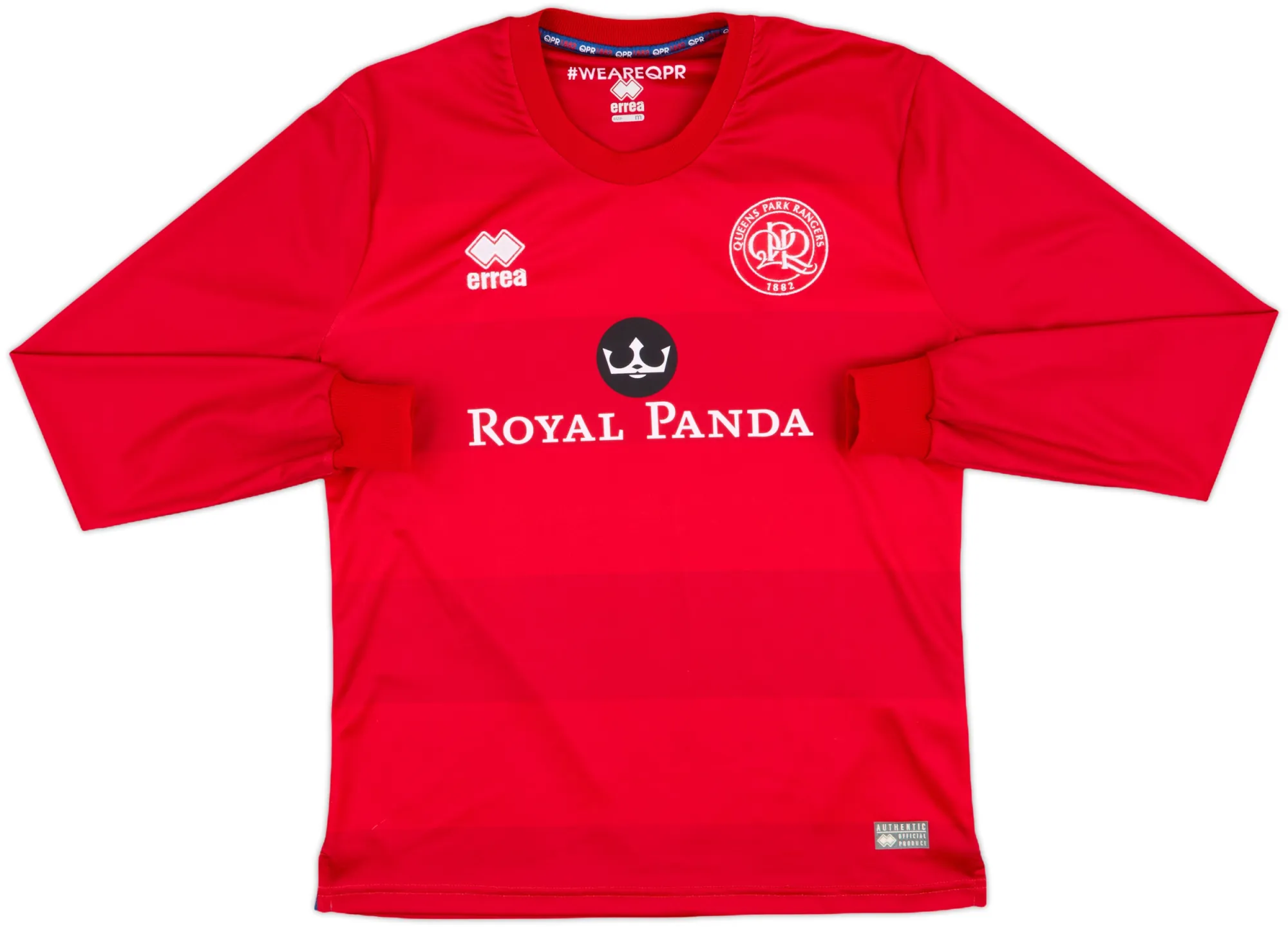 Errea Queens Park Rangers Mens LS Goalkeeper Home Shirt 2017/18