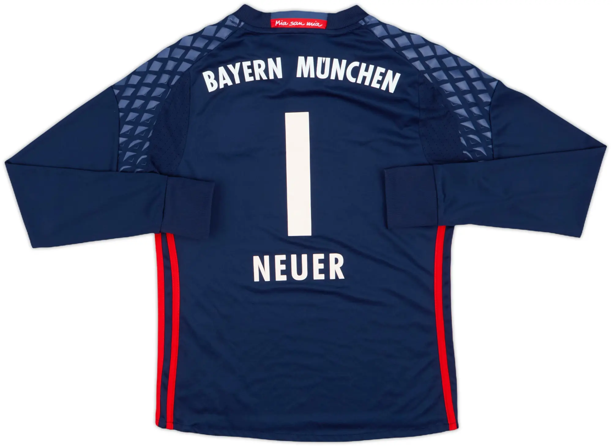 adidas Bayern Munich Boys LS Goalkeeper Home Shirt 2016/17