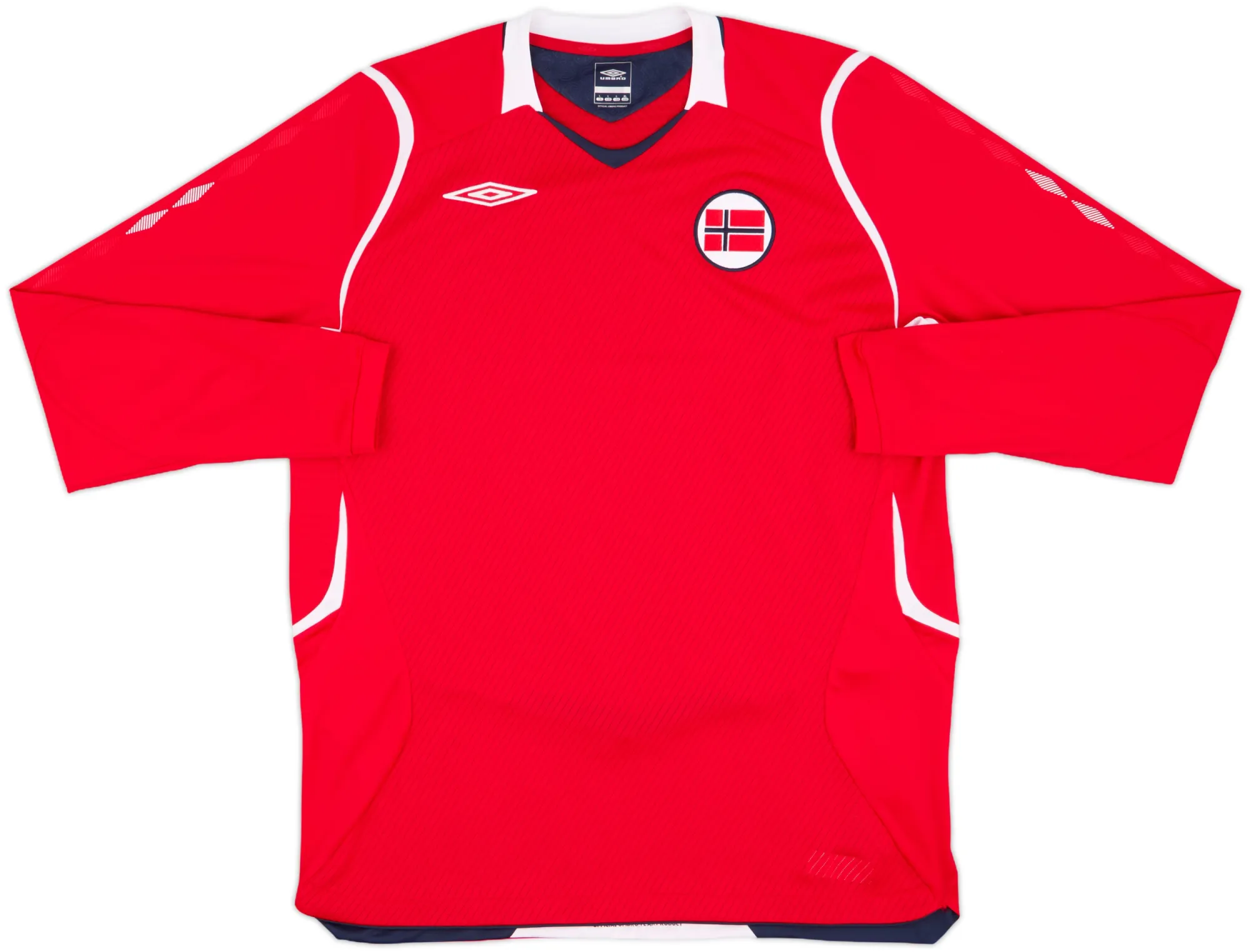 Umbro Norway Mens LS Home Shirt 2008