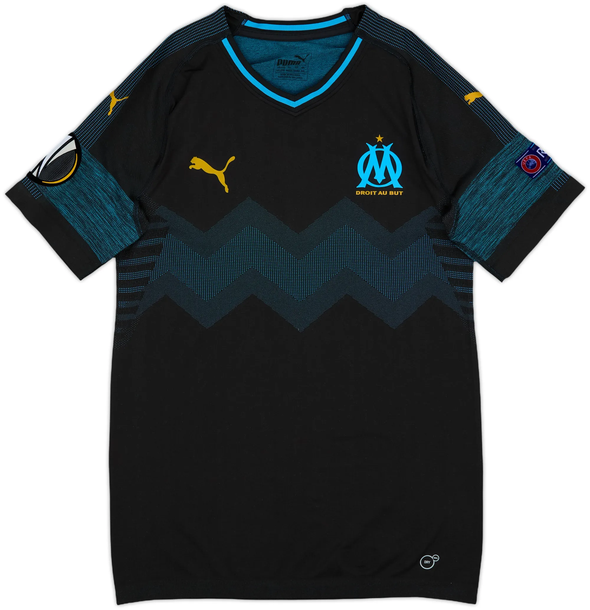 Puma Marseille Mens SS Player Issue Away Shirt 2018/19