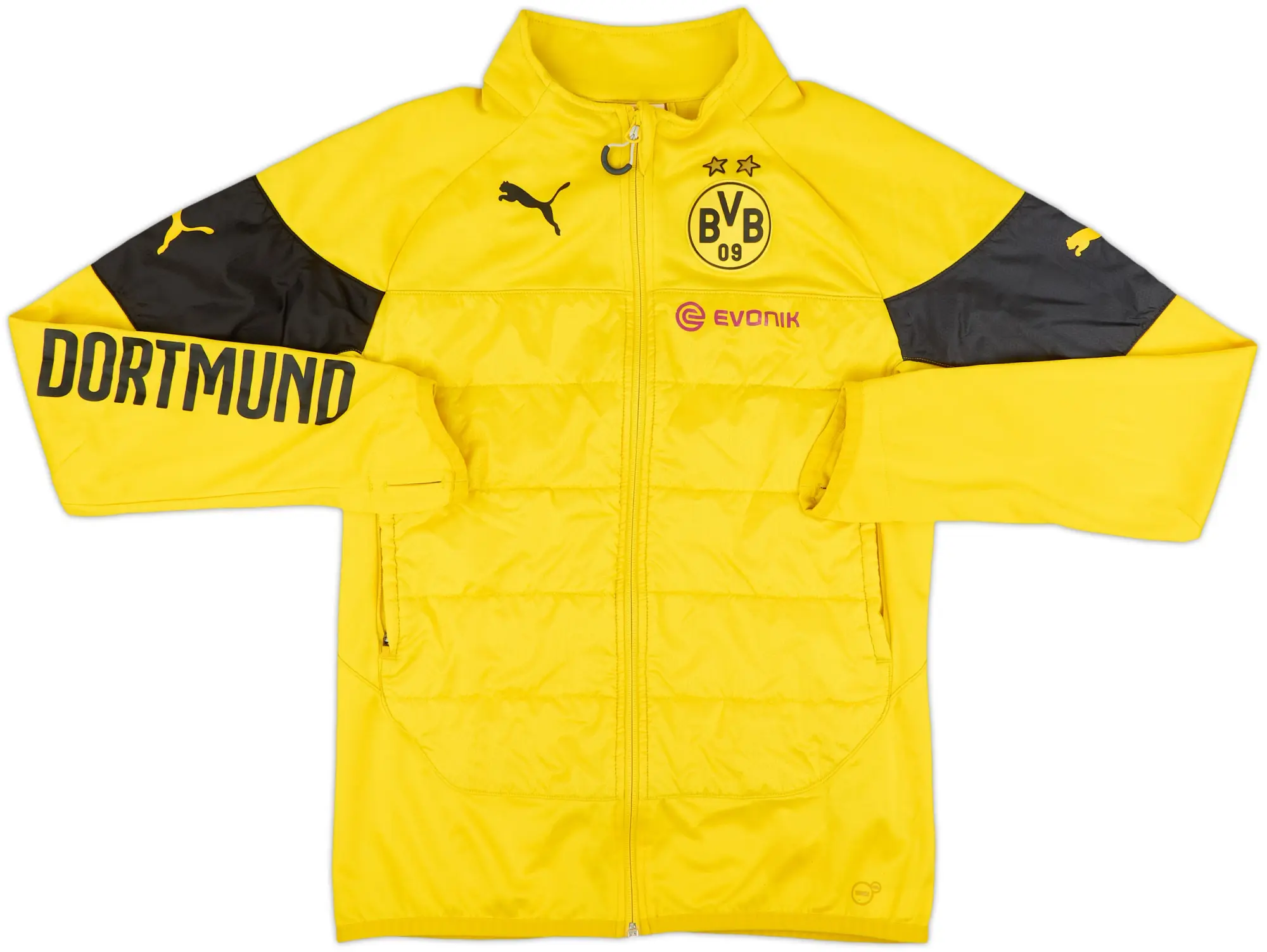 2014-15 Borussia Dortmund Puma Padded Track Jacket - 9/10 - (S)