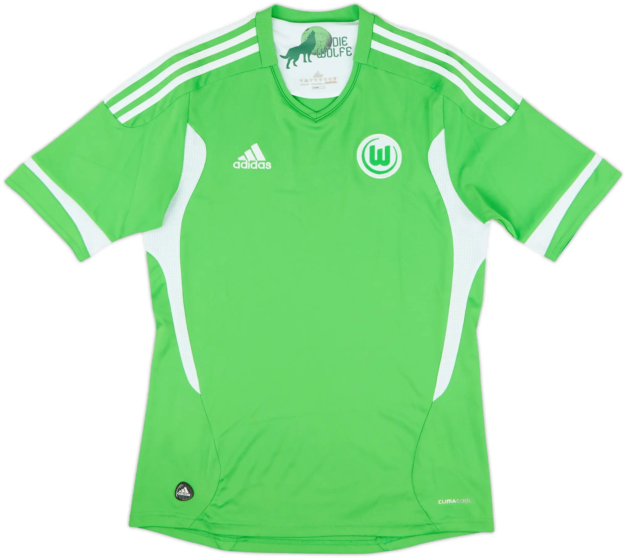 adidas Wolfsburg Mens SS Home Shirt 2011/12