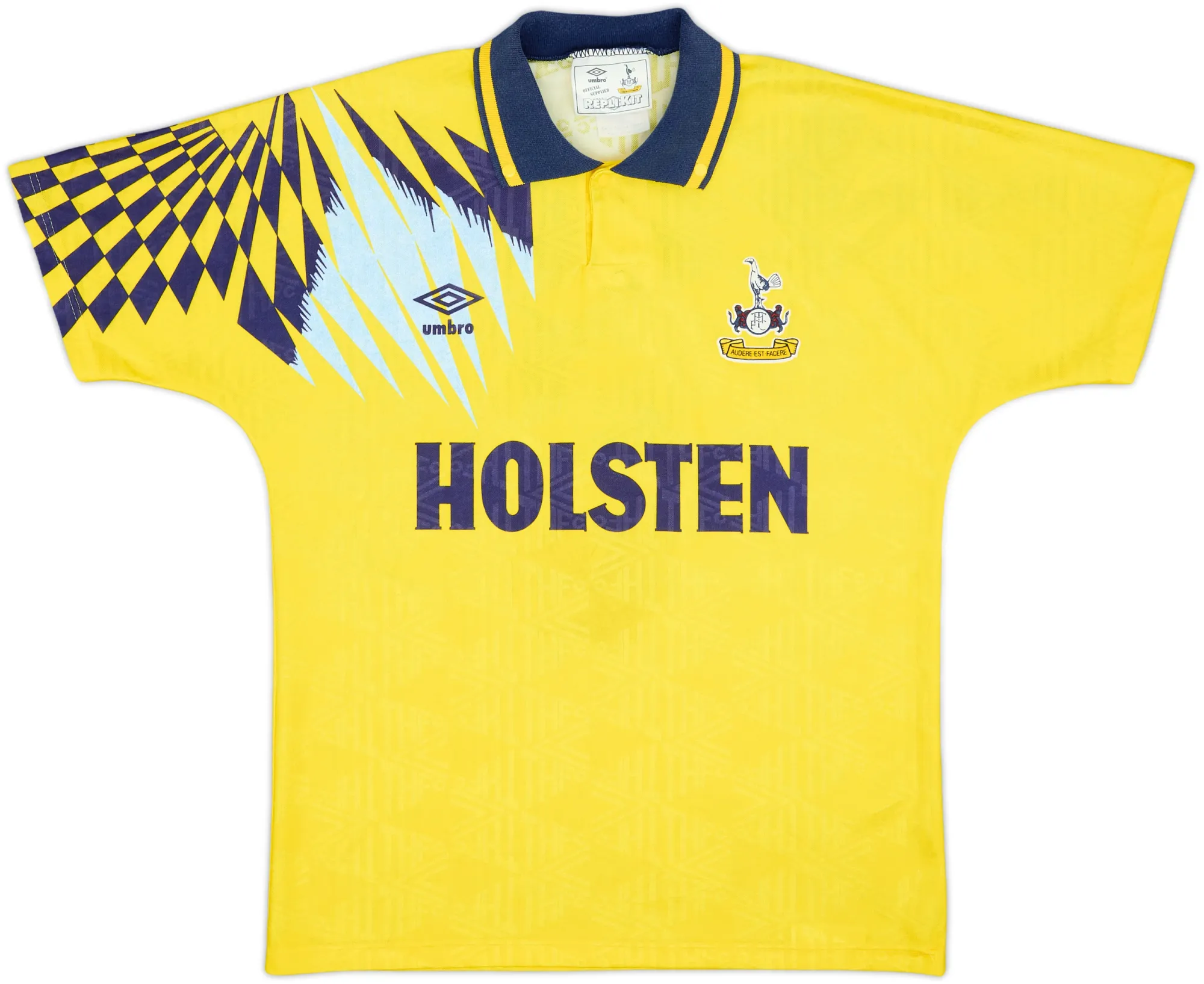 Umbro Tottenham Hotspur Mens SS Away Shirt 1991/92