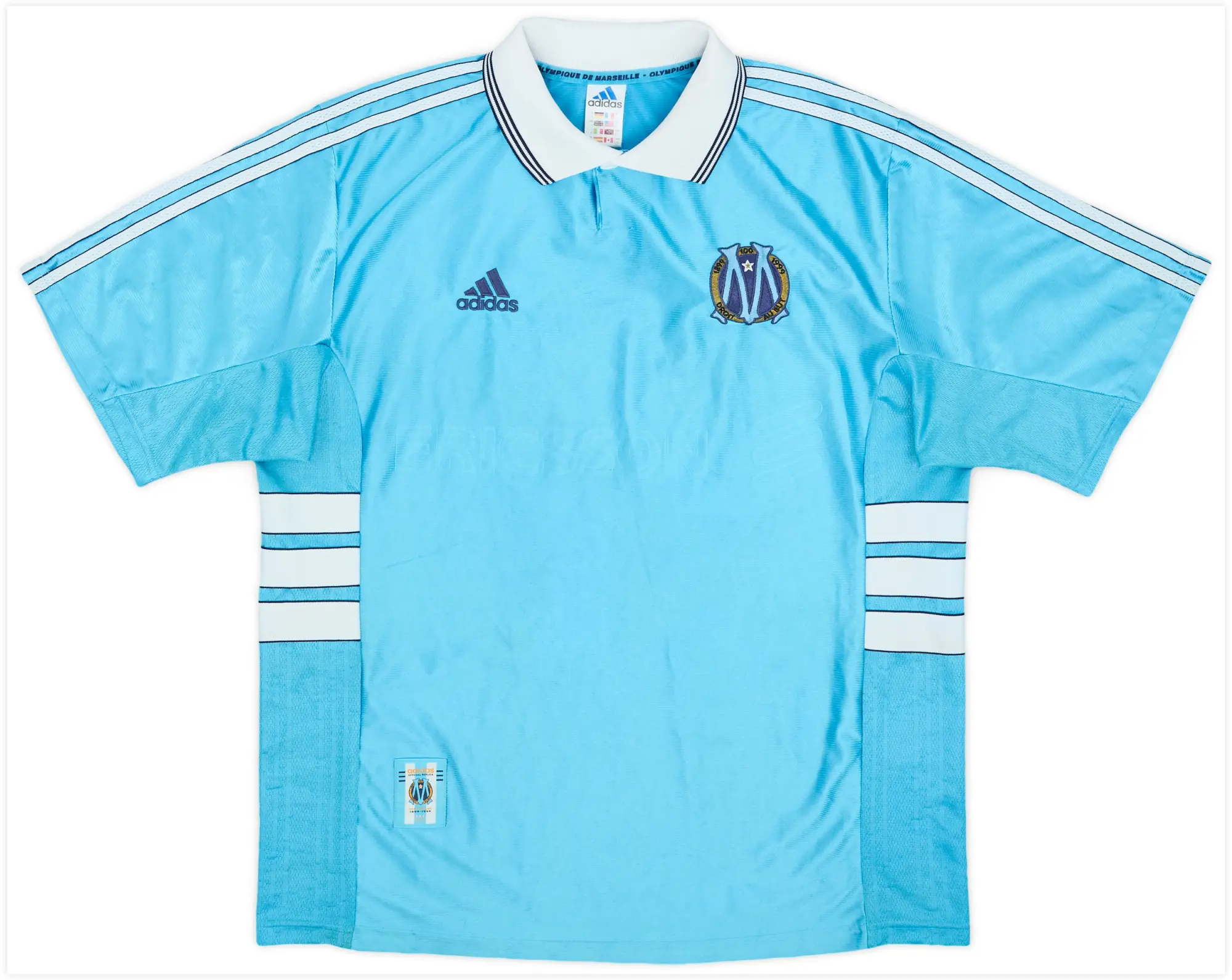 1998-99 Olympique Marseille Centenary Away Shirt - 4/10 - (L)