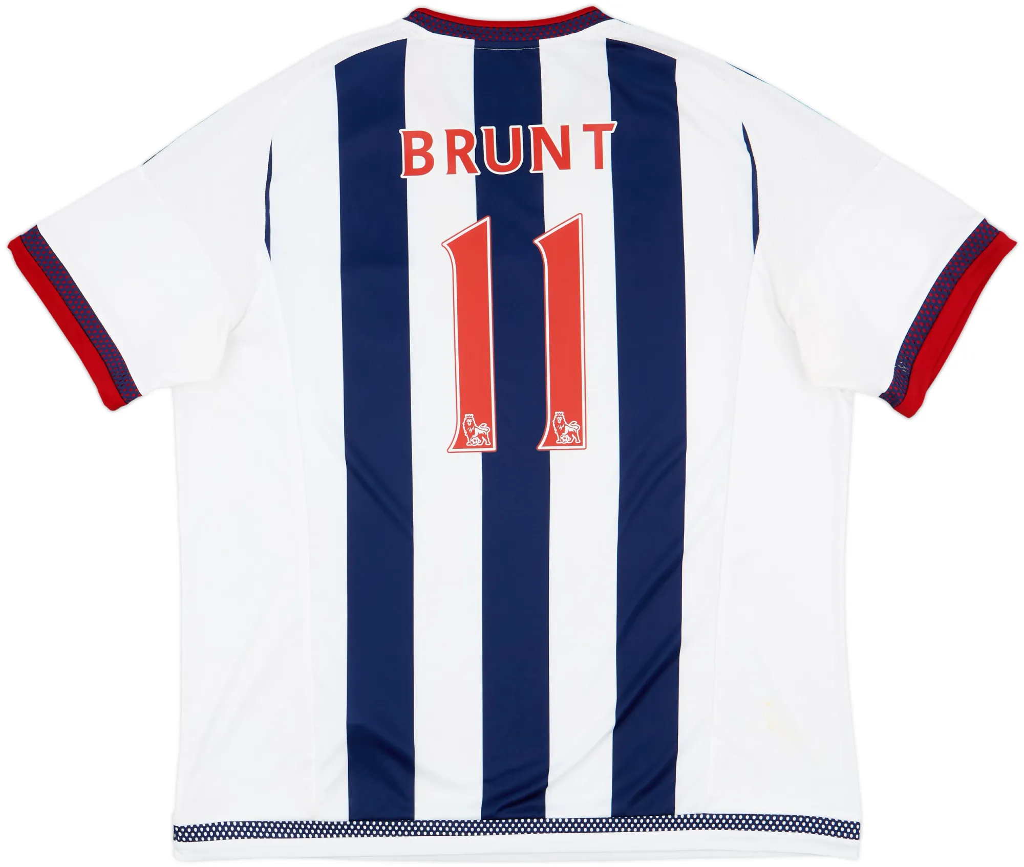 adidas West Bromwich Albion Mens SS Home Shirt 2015/16