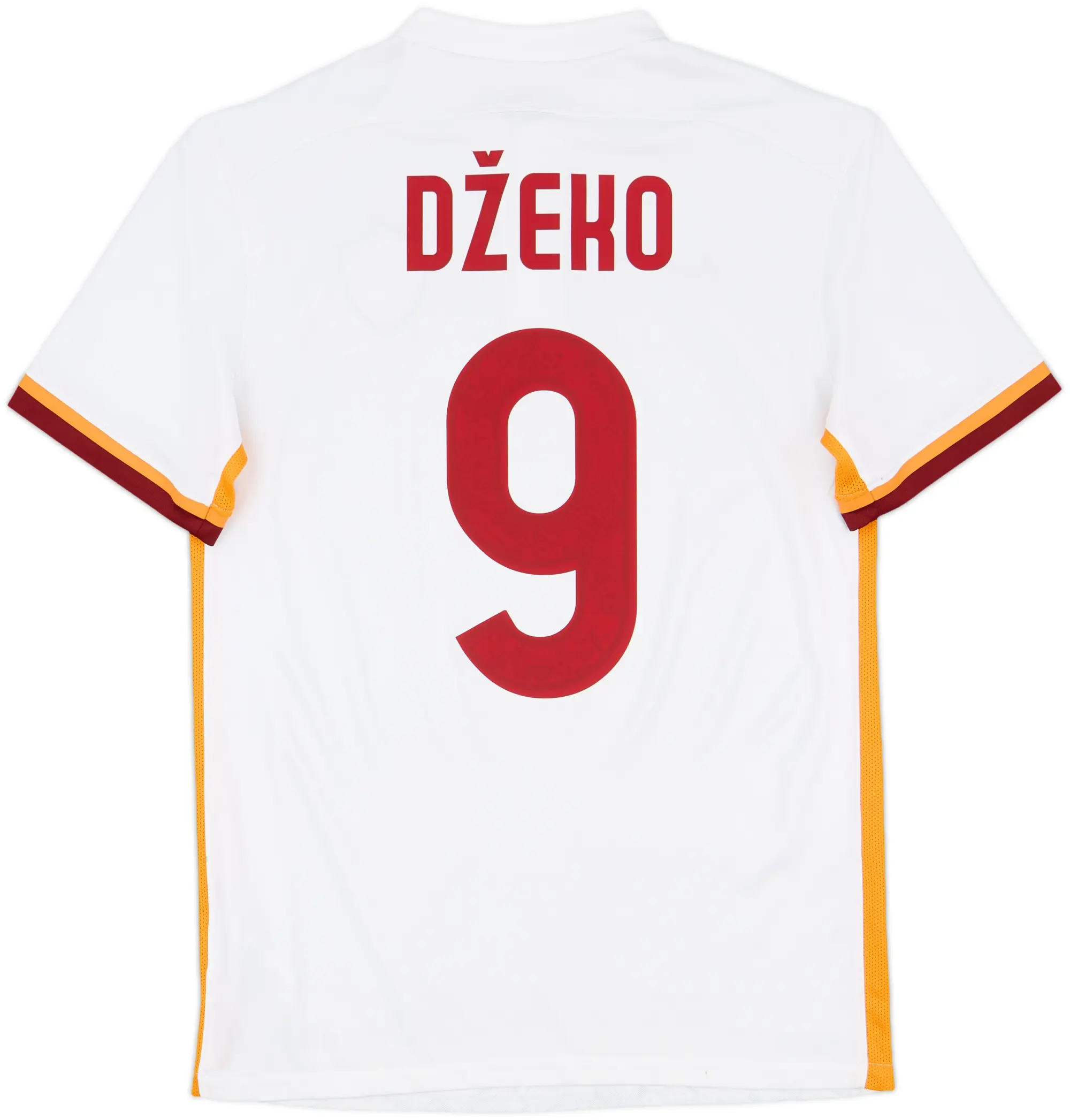 2015-16 Roma Away Shirt Dzeko #9 - 8/10 - (S)
