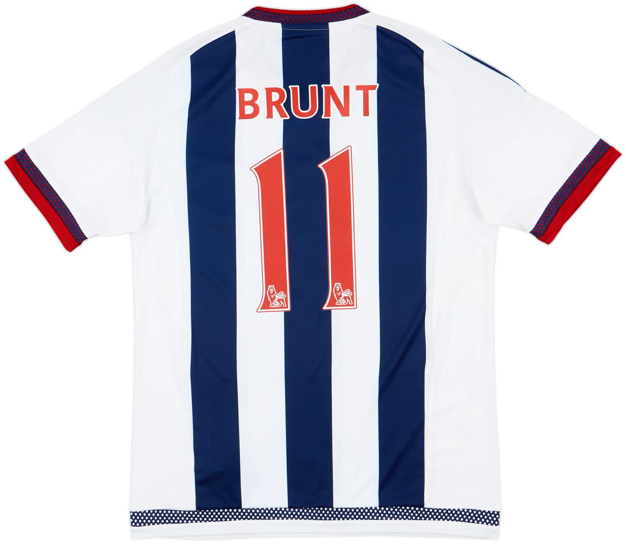 adidas West Bromwich Albion Mens SS Home Shirt 2015/16